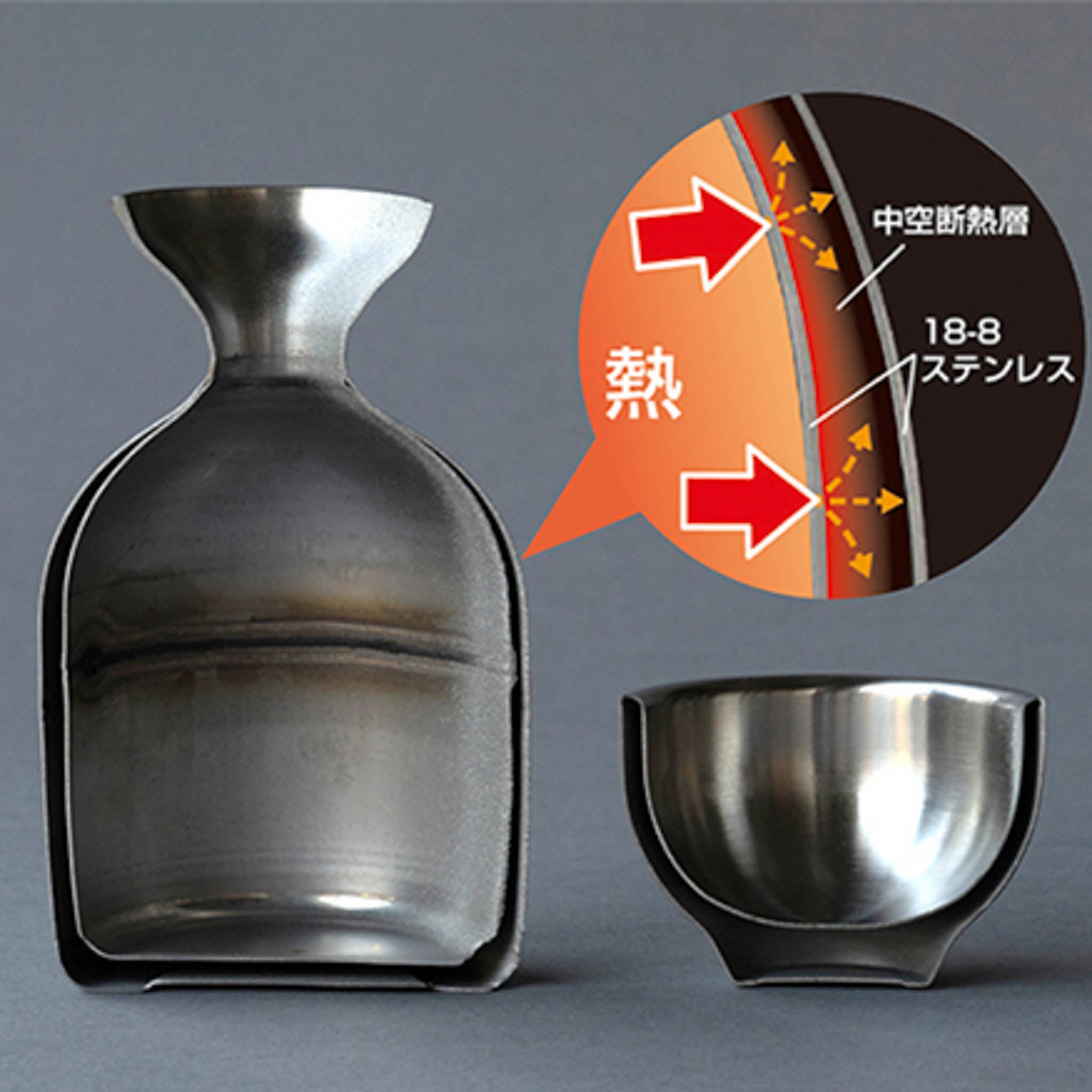 二重徳利 | 漆磨 SHI-MOA |  影炎 1.5合 | アルチザン