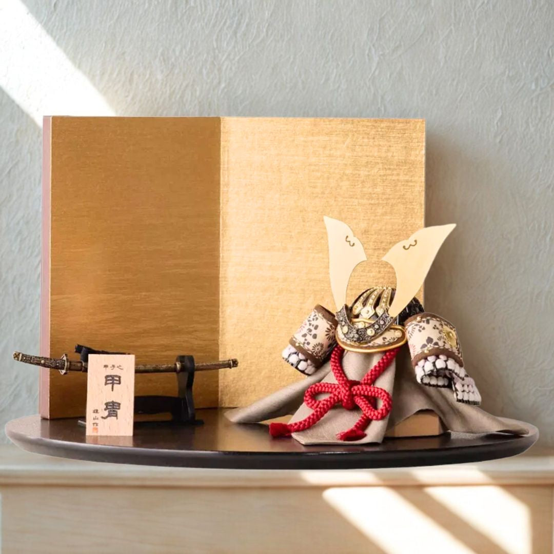 兜飾りセット | 大河兜 | 紫 | 鈴甲子 雄山【26/1/6以降順次配送】