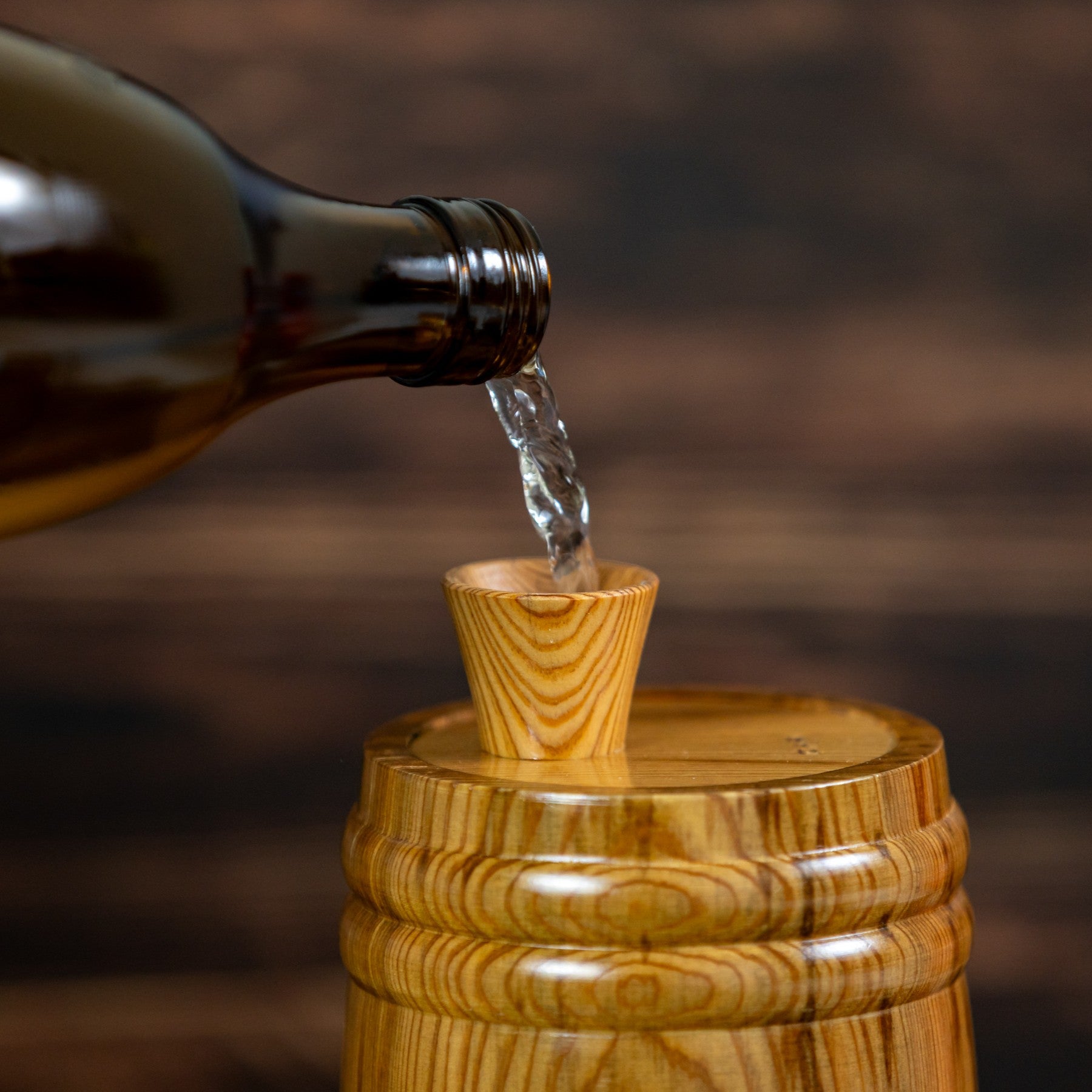 屋久杉 酒樽 | ミニ樽 | おちょこ付 | 屋久杉酒樽本舗