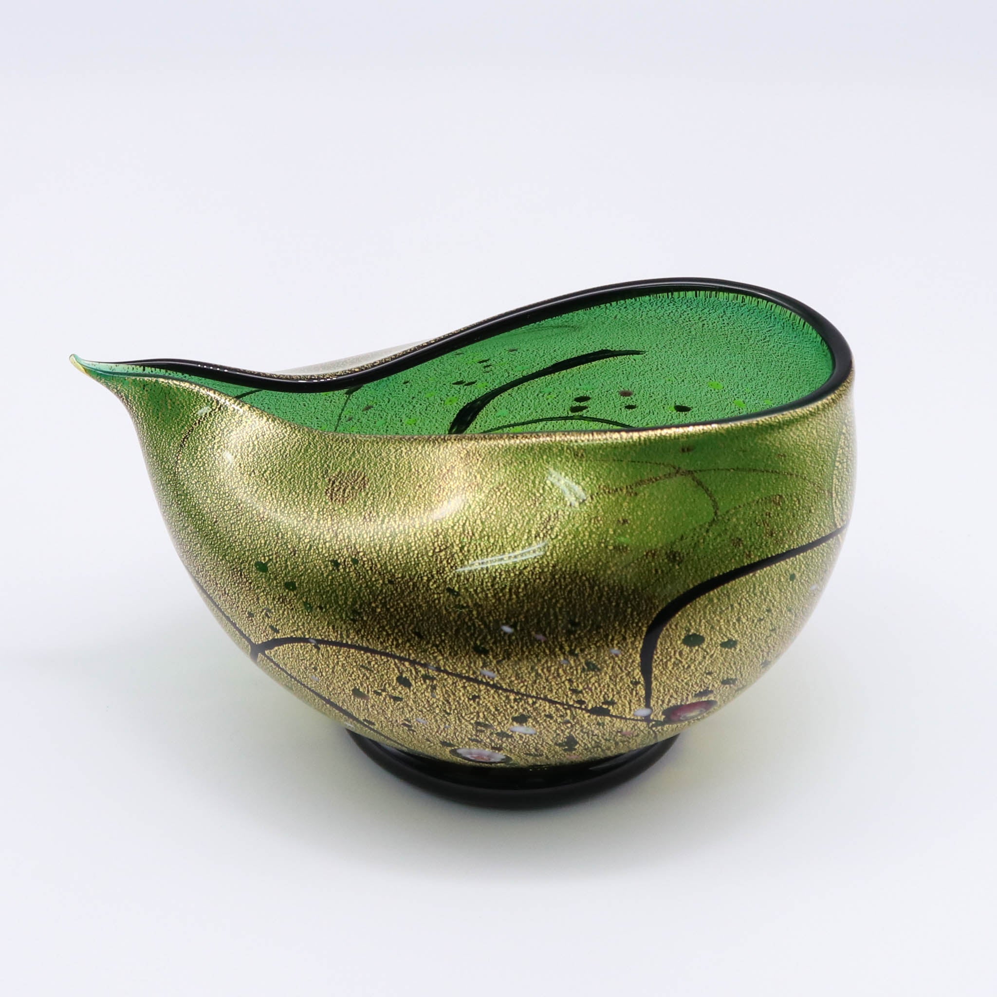 綾ガラス セット片口 | 光琳 珀 | トルコグリーン | グラスアート黒木