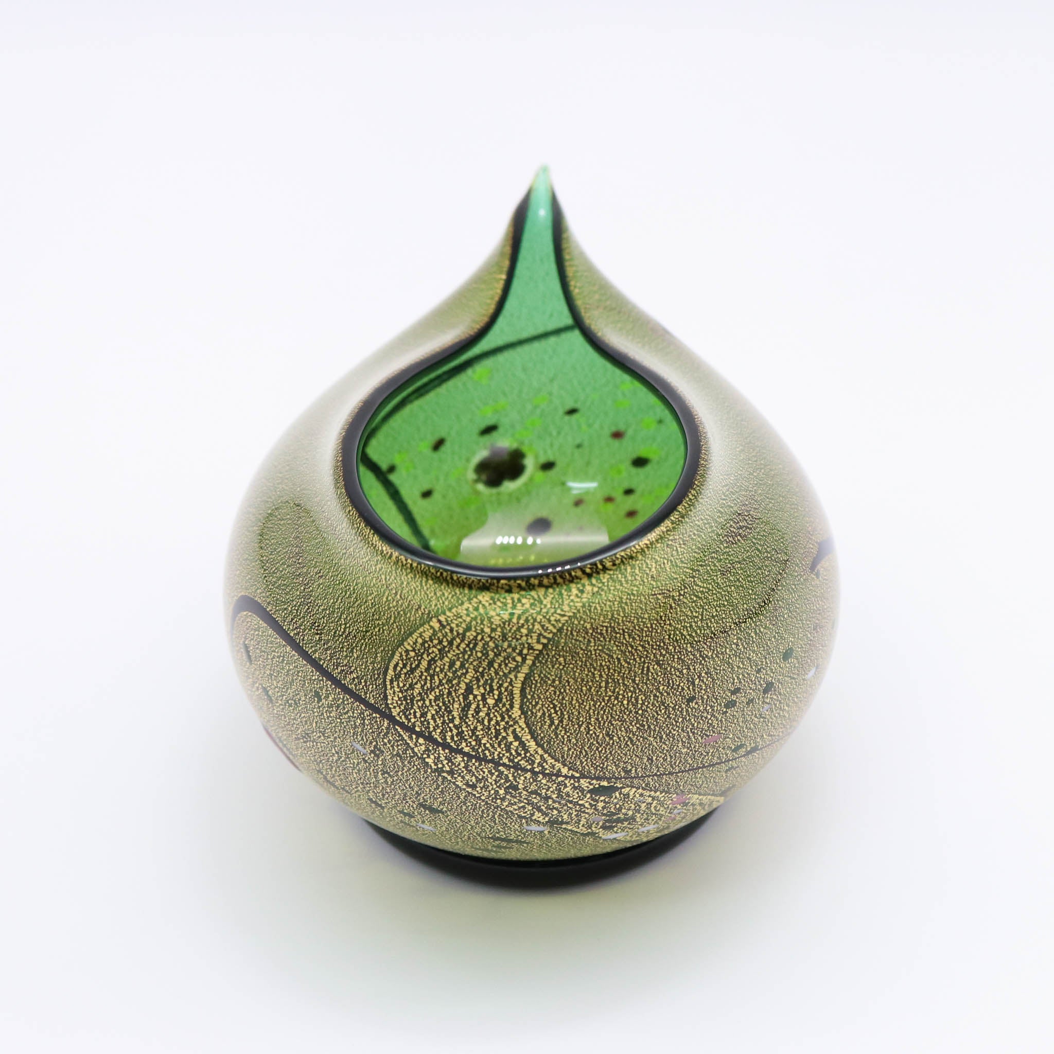 綾ガラス セット片口 | 光琳 珀 | トルコグリーン | グラスアート黒木