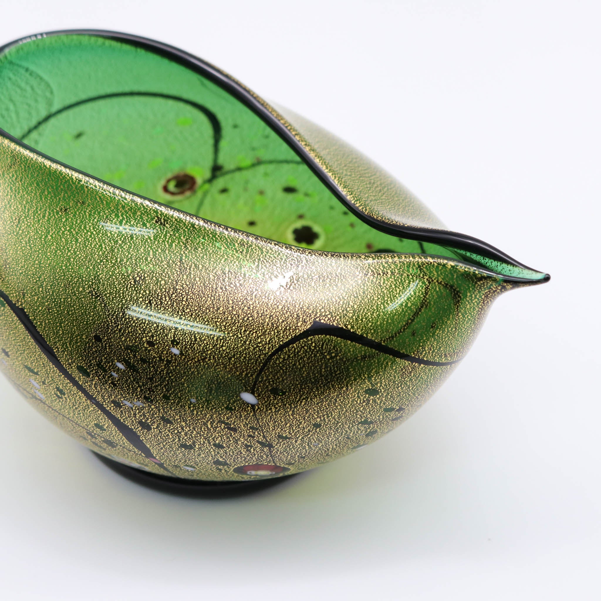 綾ガラス セット片口 | 光琳 珀 | トルコグリーン | グラスアート黒木