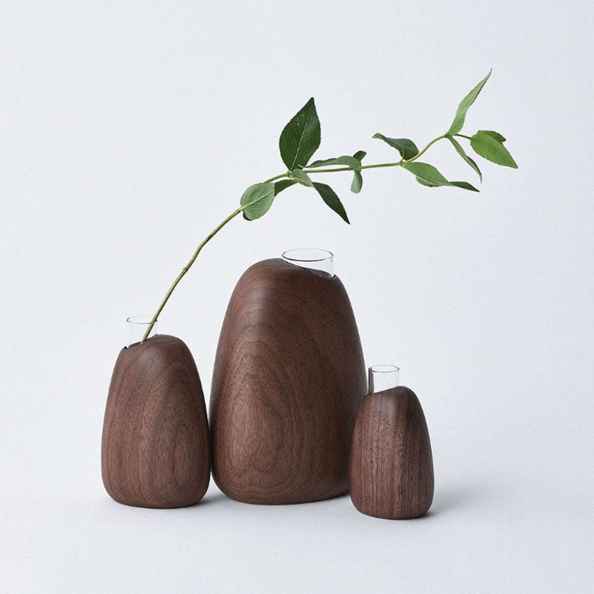 旭川クラフト 花器 | マンゴーベース S・M | walnut | ササキ工芸