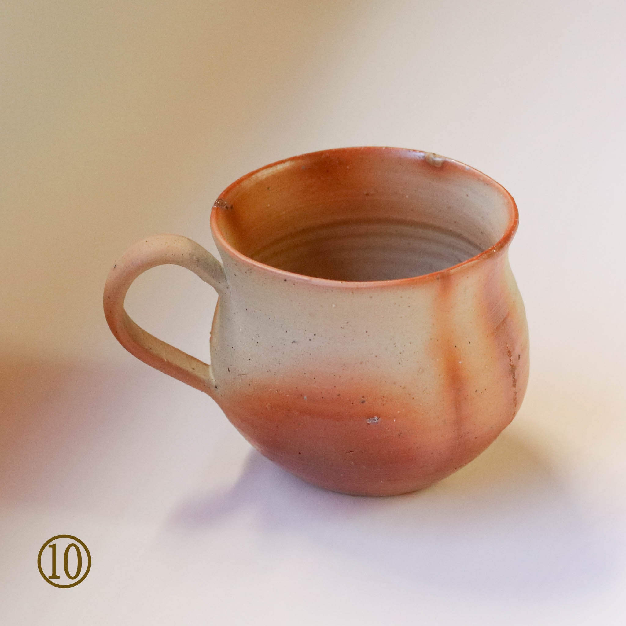 備前焼 | コーヒーカップ １点もの | 緋襷 ひだすき | 森一朗