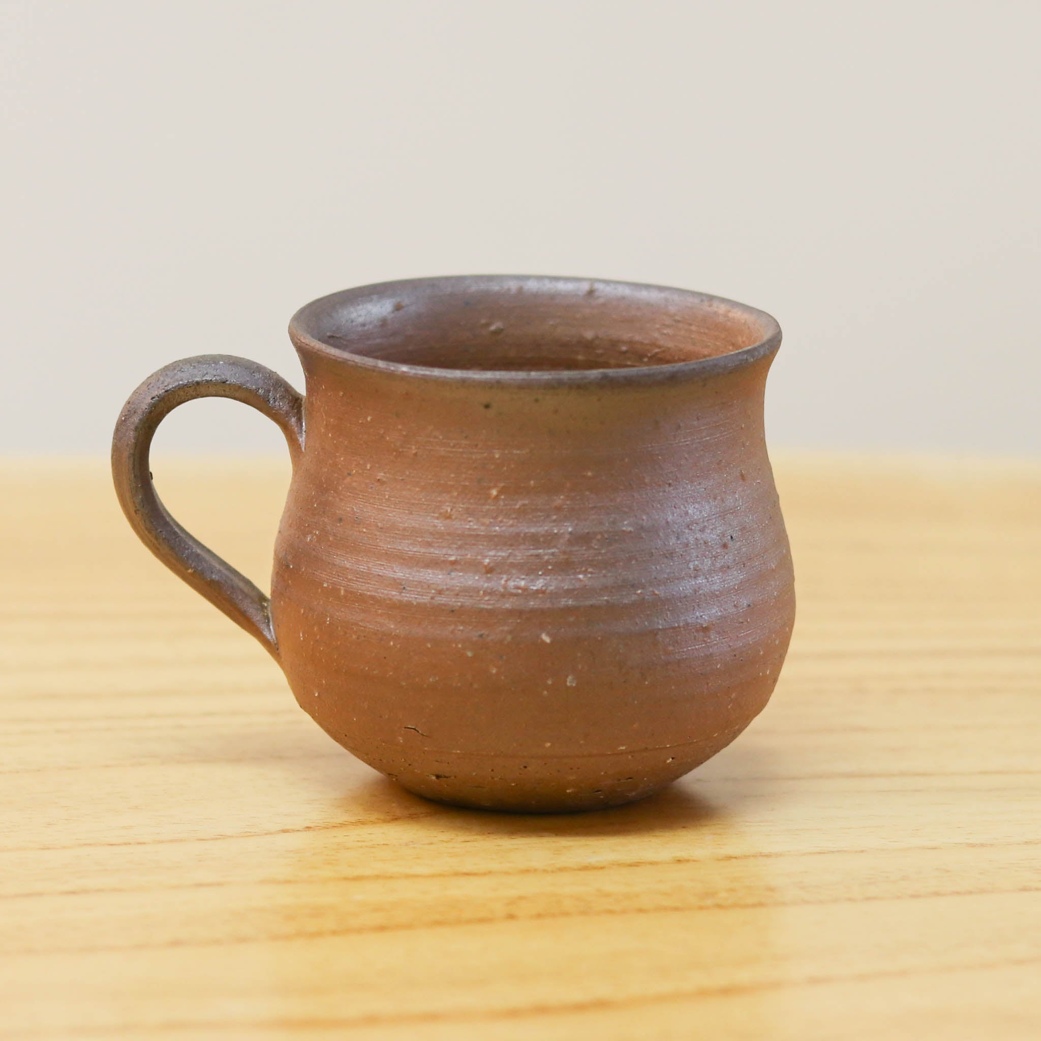 備前焼 | コーヒーカップ１点もの | 紫蘇 | 森一朗