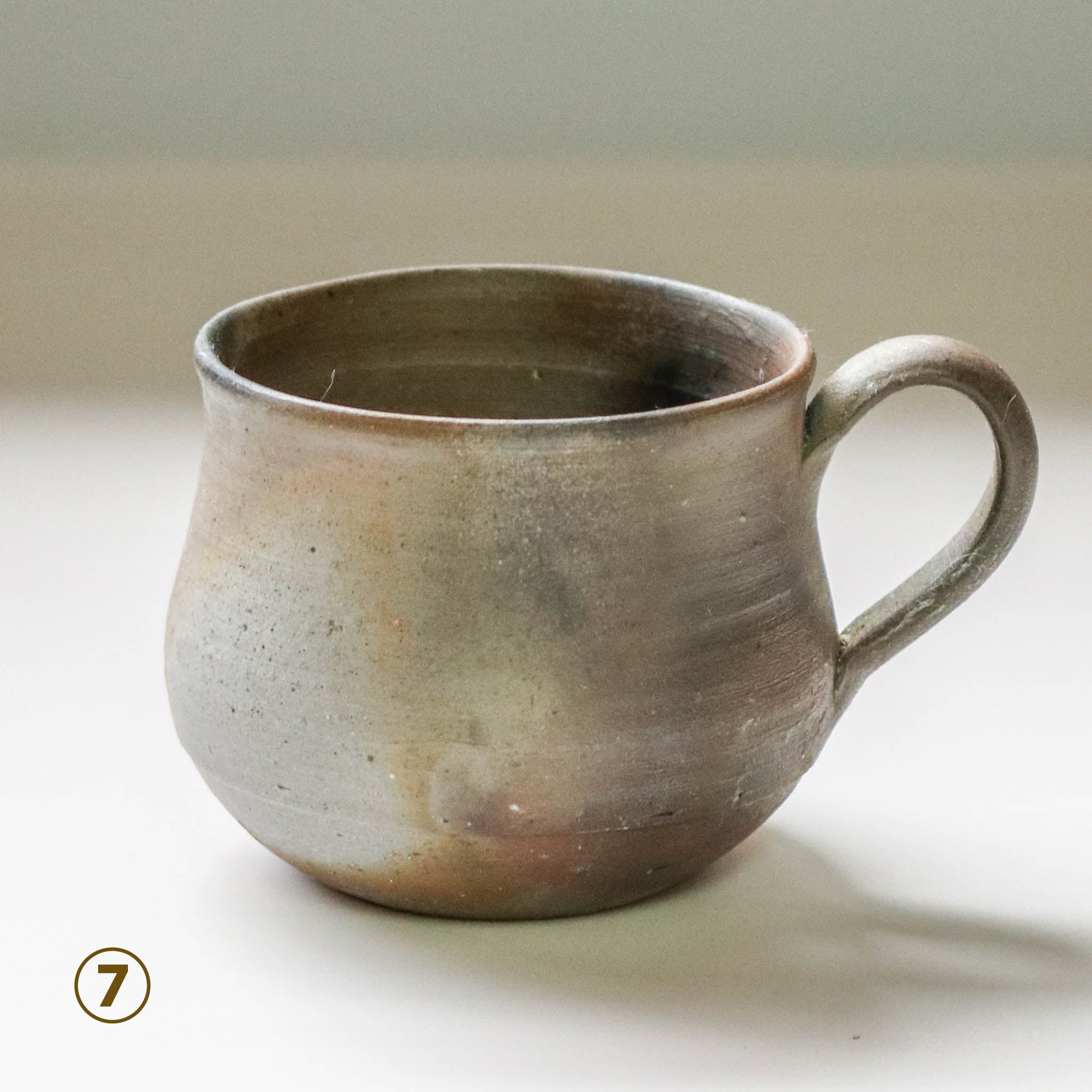 capi gallery 一点物 ベビーカップ 陶器 アート 希少 備前焼 | コーヒーカップ 1点もの | 桟切 さんぎり | 森一朗
