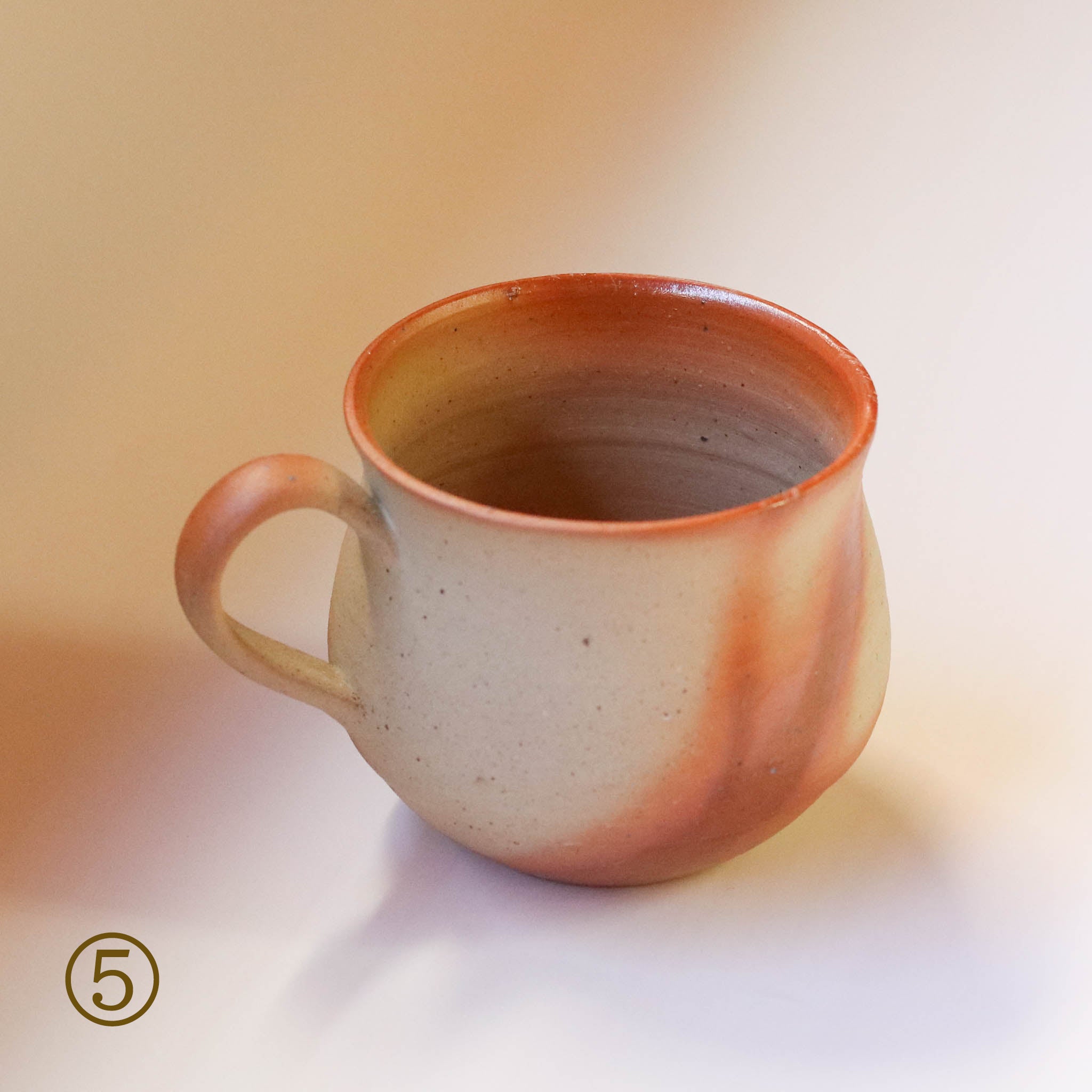 備前焼 | コーヒーカップ １点もの | 緋襷 ひだすき | 森一朗