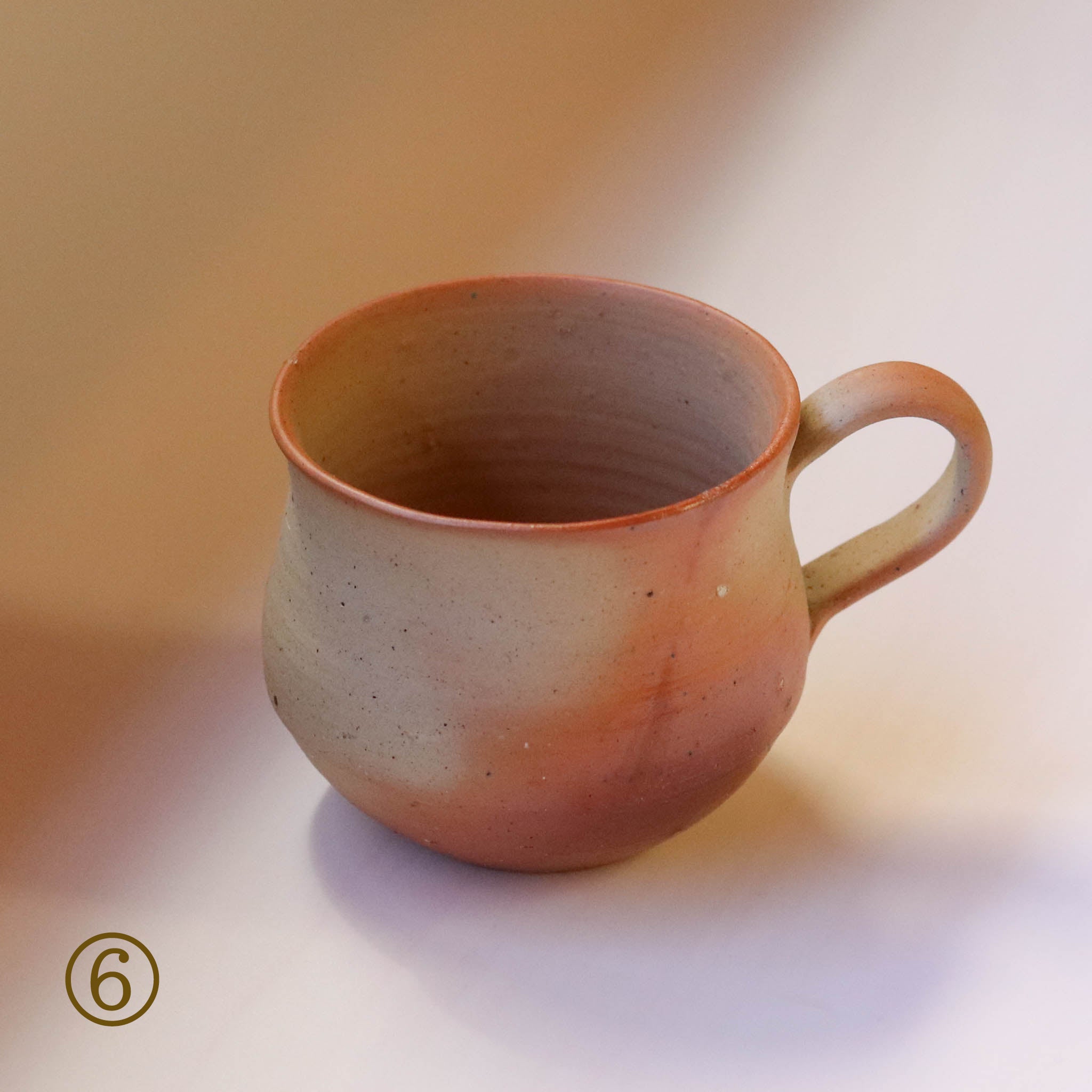 備前焼 | コーヒーカップ １点もの | 緋襷 ひだすき | 森一朗