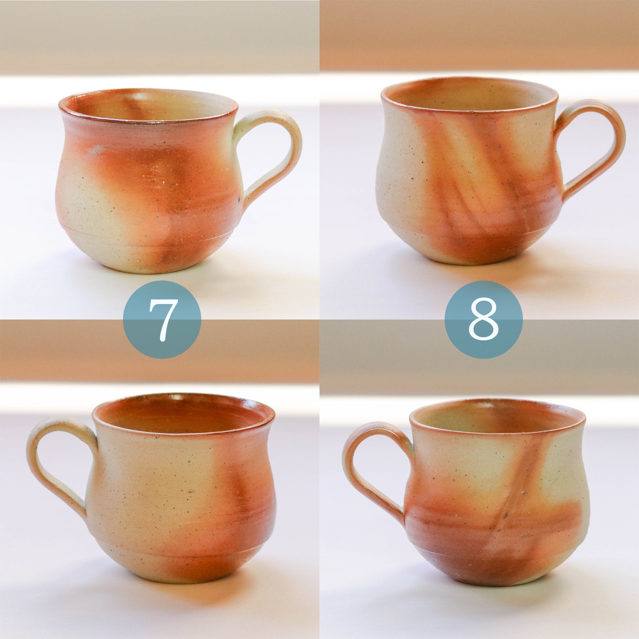 備前焼 | コーヒーカップ １点もの | 緋襷 ひだすき | 森一朗