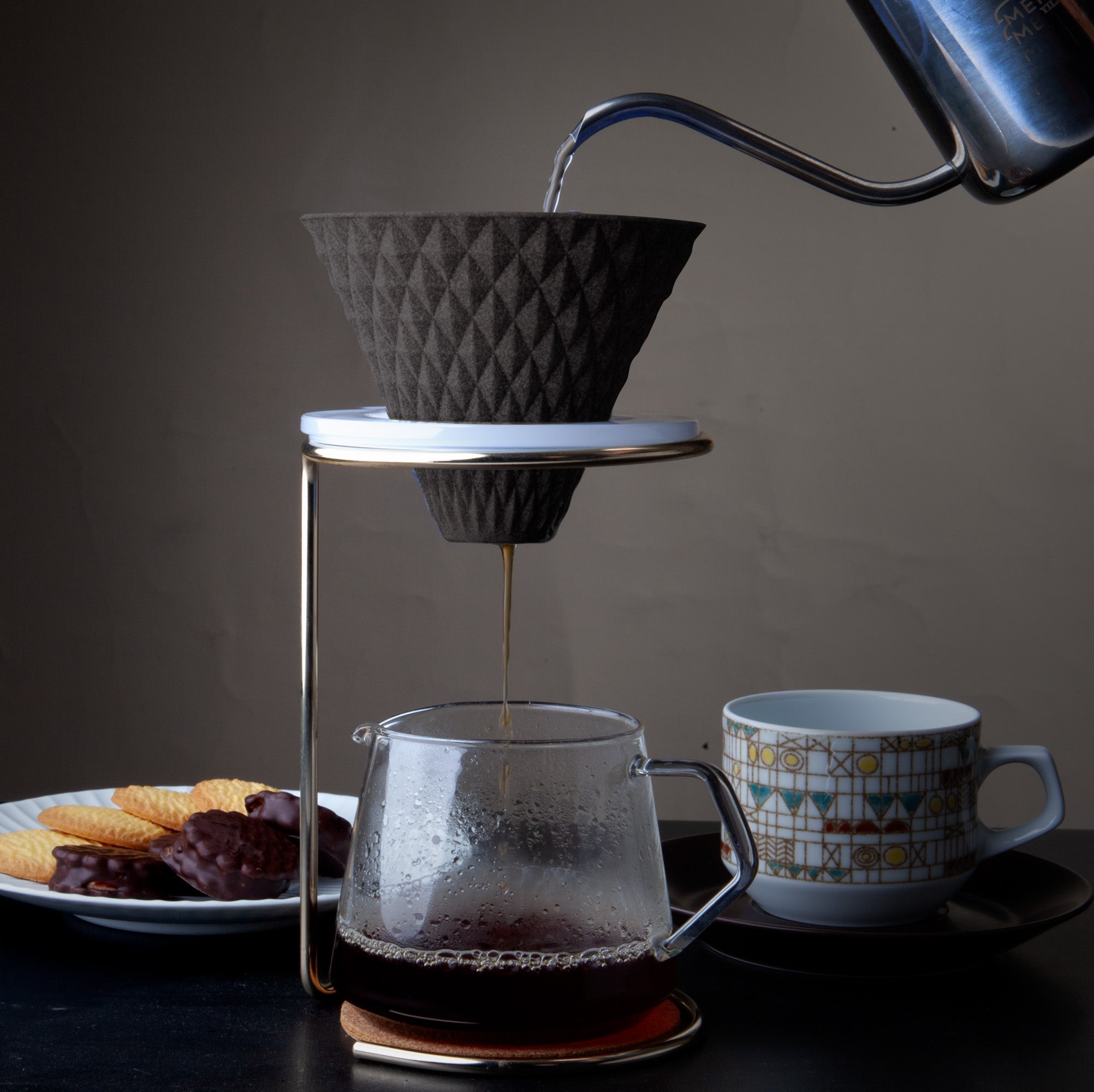 波佐見焼 セラミックコーヒーフィルター | ekubo |  ブラック | 燦セラ