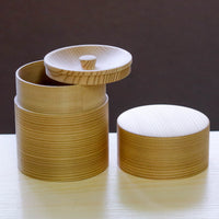 大館曲げわっぱ 茶筒 | 秋田杉 | 曲げ茶筒総曲100ｇ | 大館工芸社
