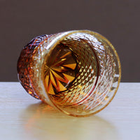 小樽切子 オールドグラス | 燦 | 金赤琥珀 | 深川硝子工芸