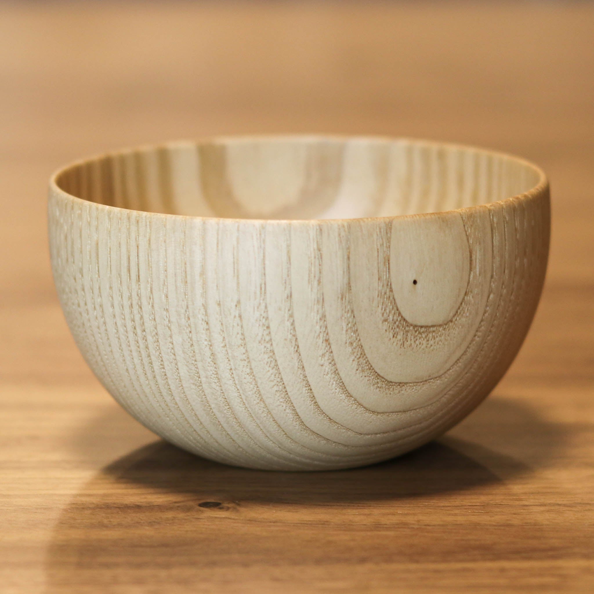 山中漆器 お椀 | しらさぎボウル ナチュラル | 栗 | 白鷺木工