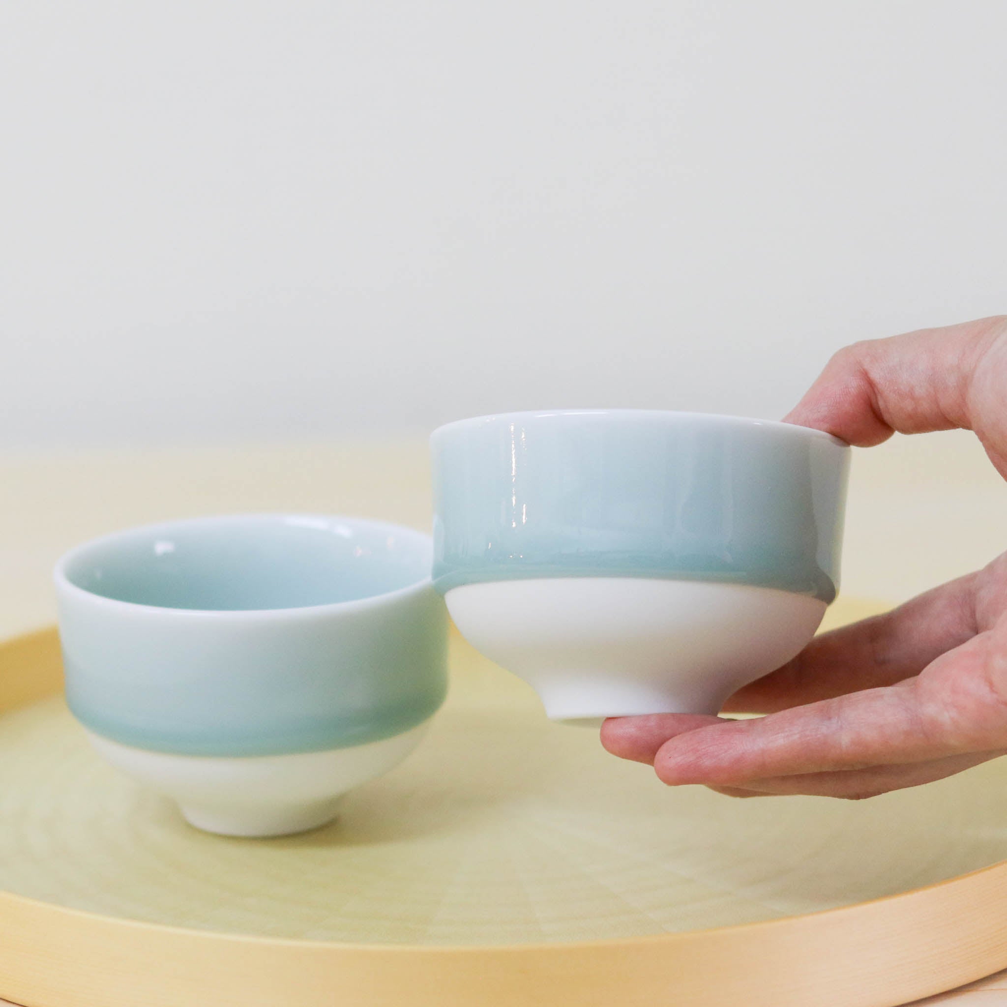 鍋島青磁 | 煎茶碗 2客セット | 鍋島虎仙窯