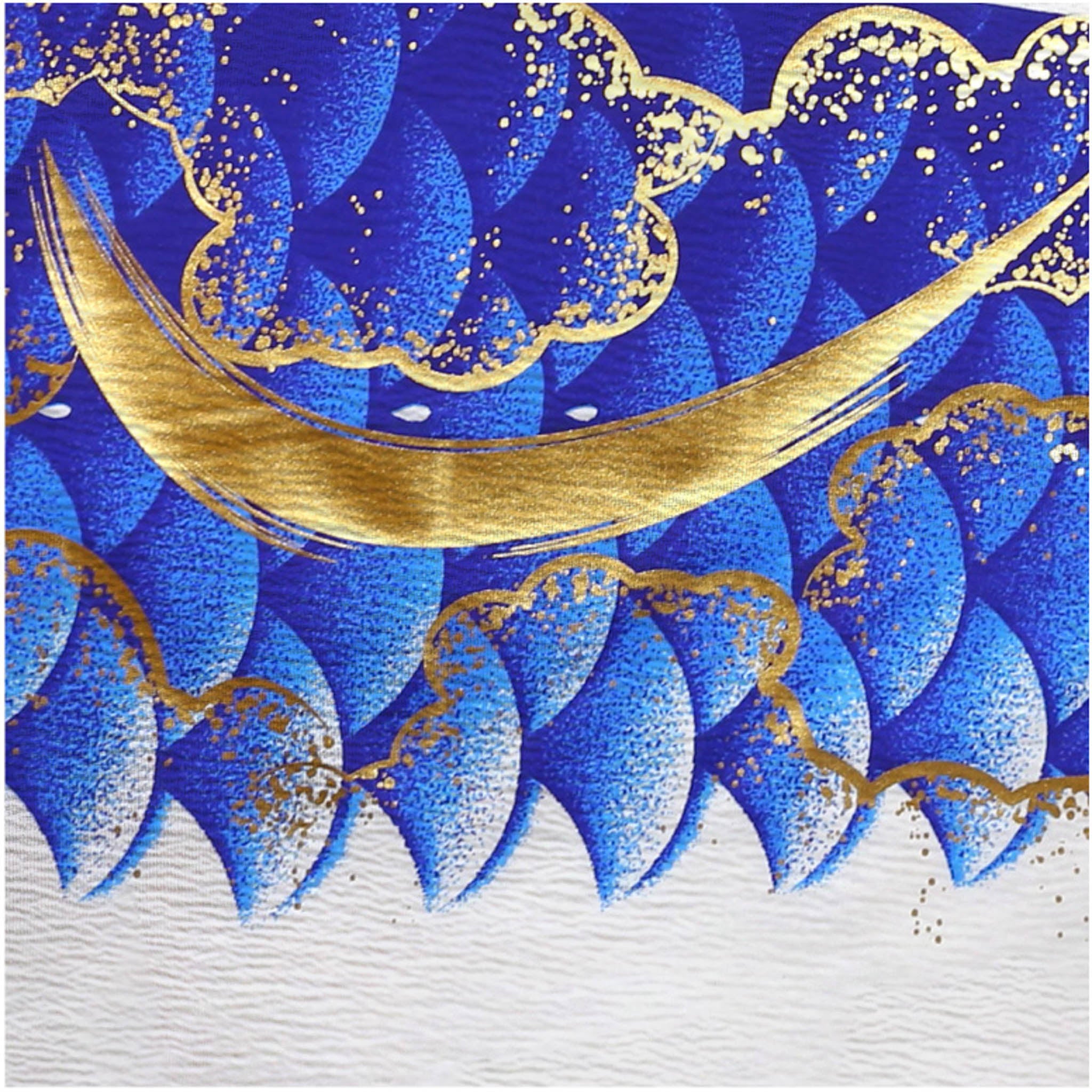 鯉のぼり | 室内飾り | 金彩弦月之鯉 豪 | 徳永こいのぼり