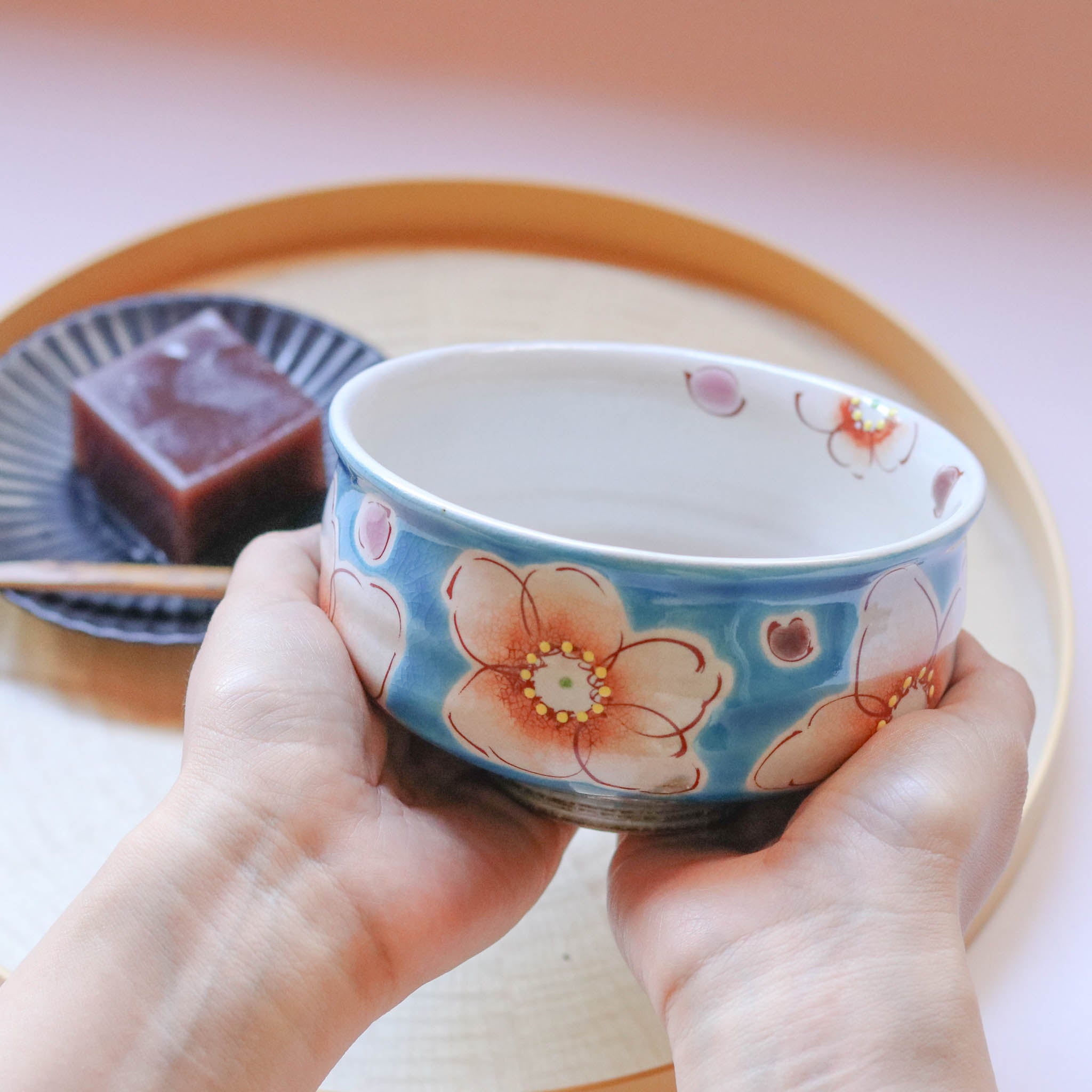 九谷焼 酒器 | 抹茶碗 | トルコ花うらら | 虚空蔵窯
