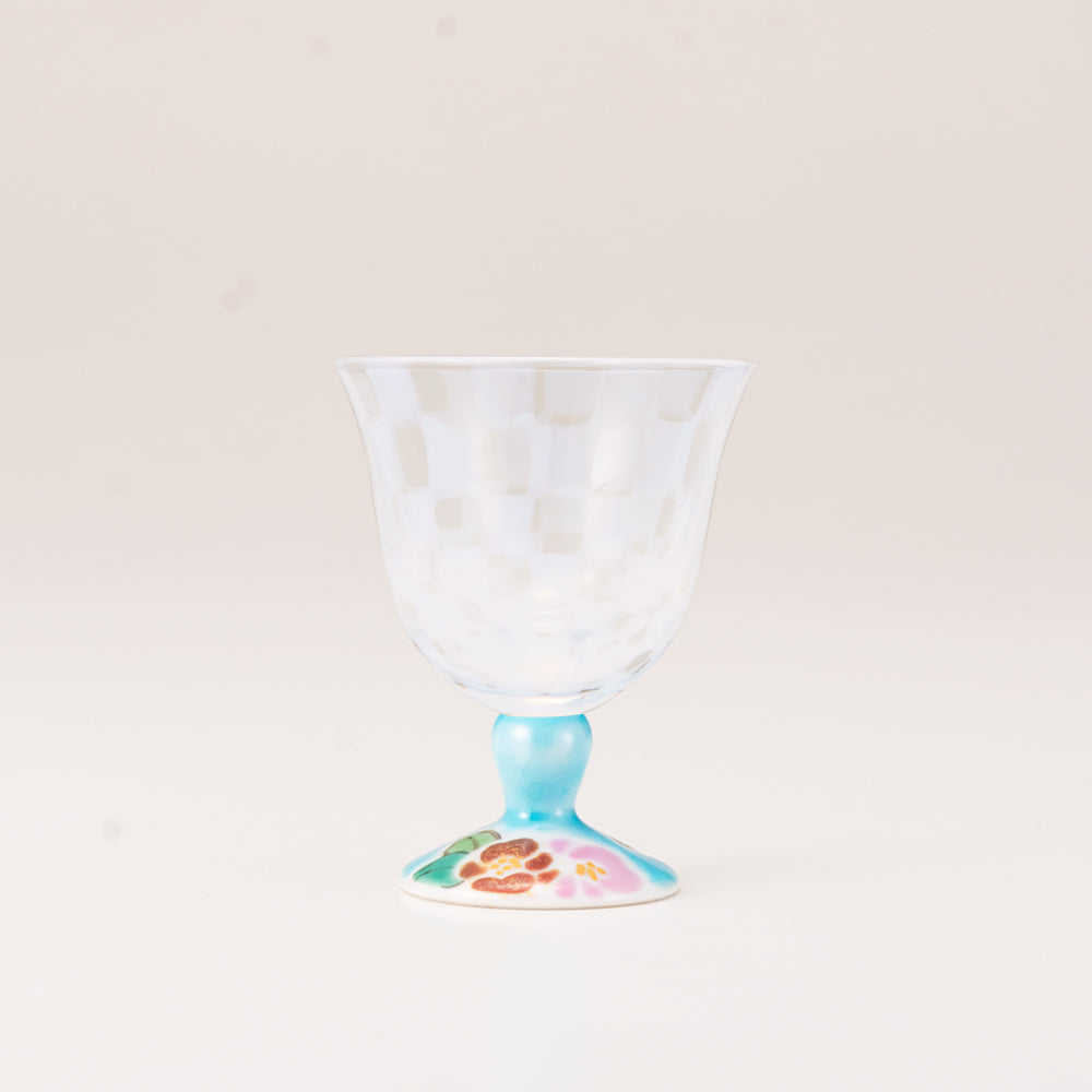 九谷和グラス |  冷酒オパール | オパール | 選べる台座6種 | 清峰堂