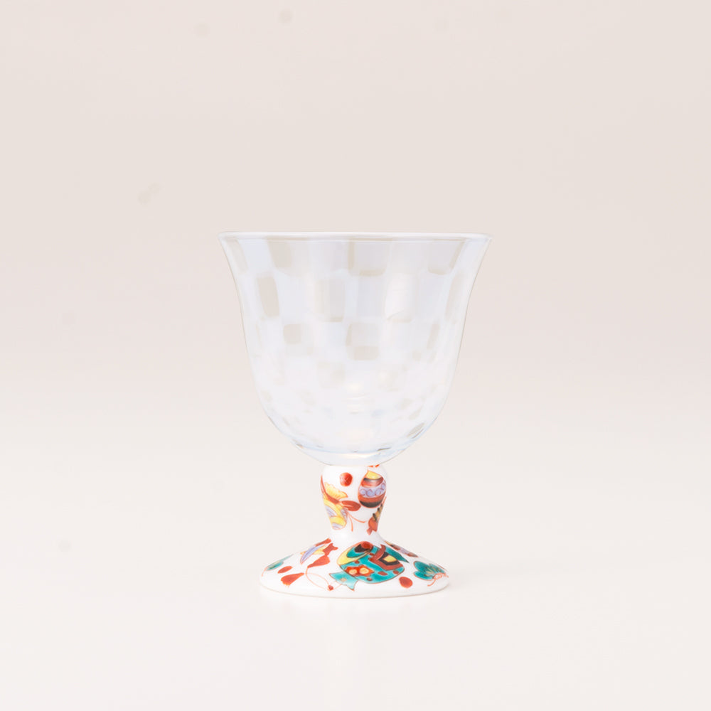 九谷和グラス |  冷酒オパール | オパール | 選べる台座6種 | 清峰堂