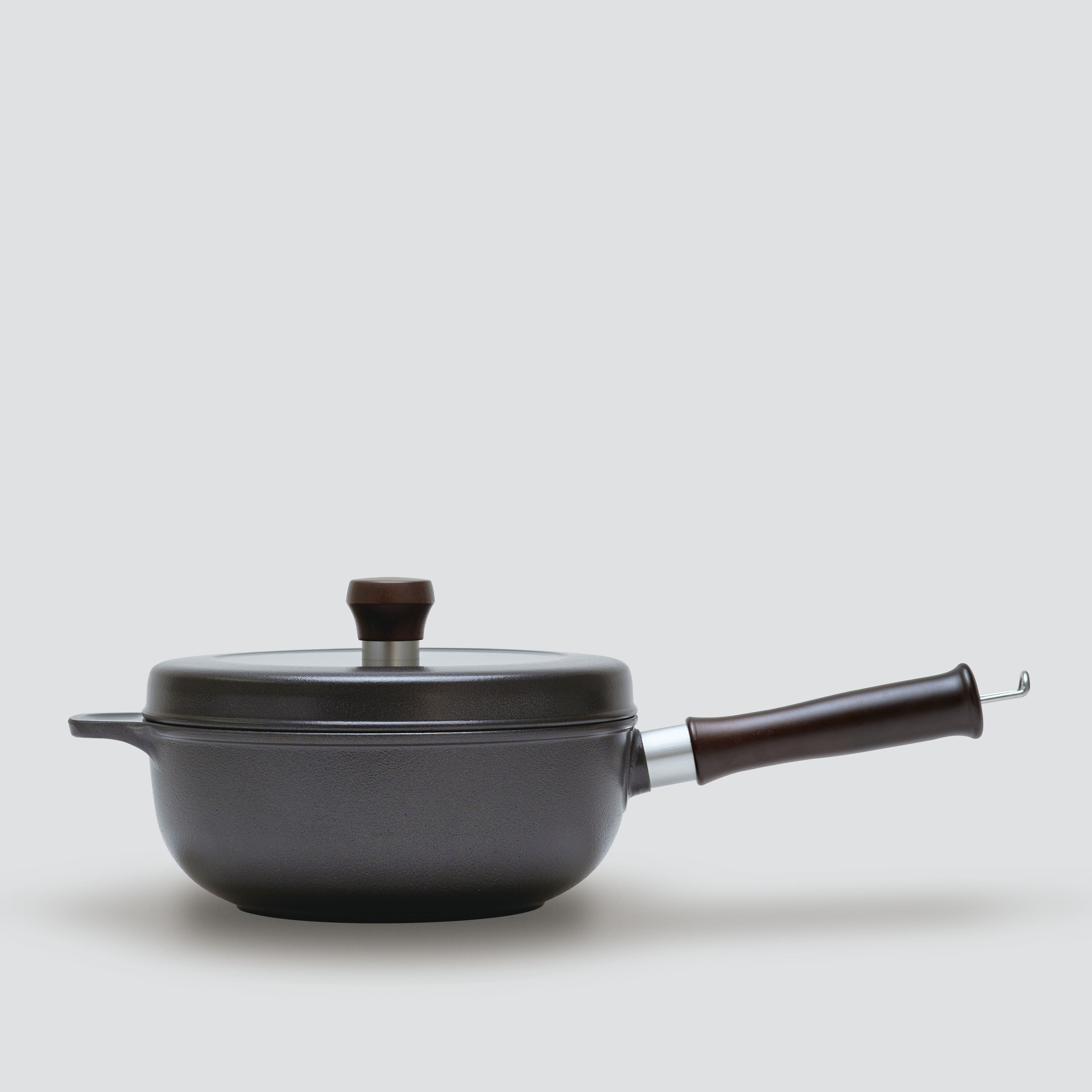 鋳物 鍋 | 味わい鍋 片手 20㎝ | 2.1L・3合 | 文化軽金属鋳造