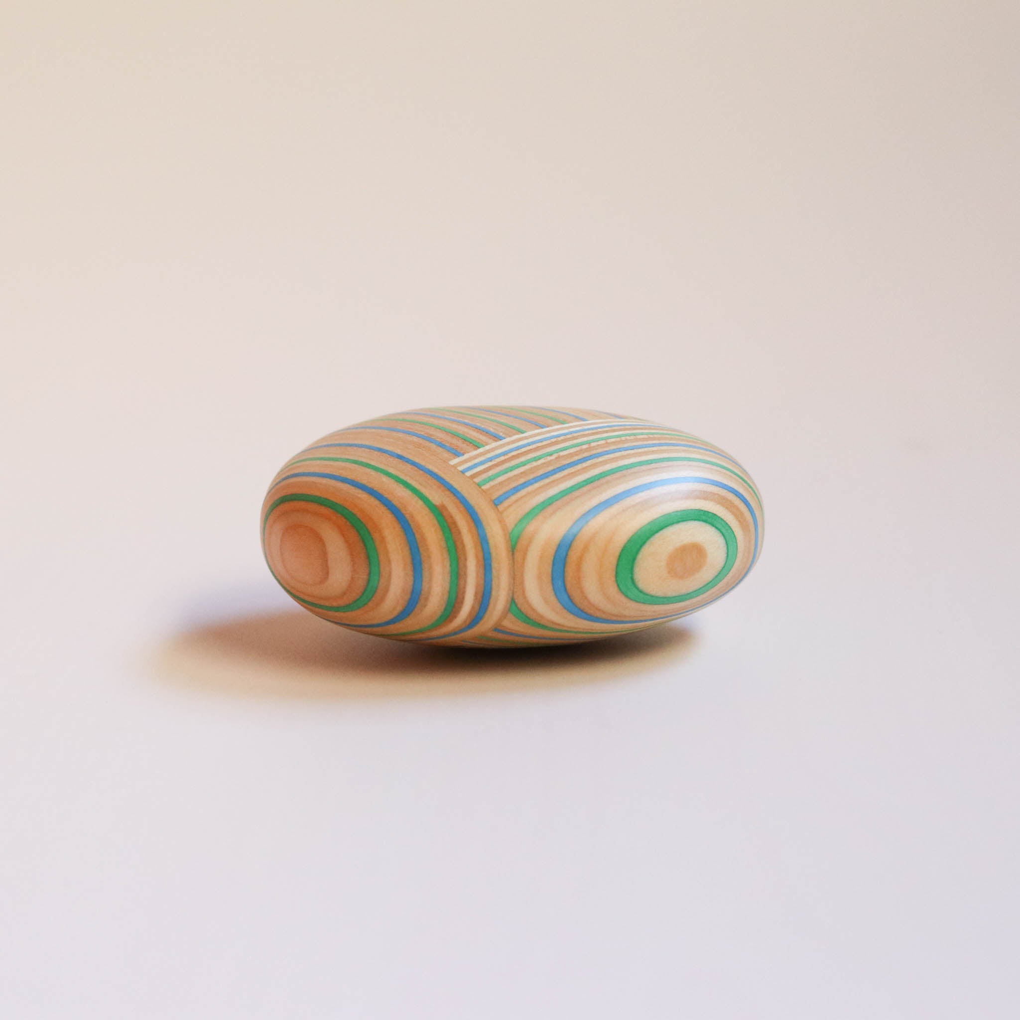 木工品 ペーパーウェイト | koishi square | blue-green | PLYWOOD laboratory