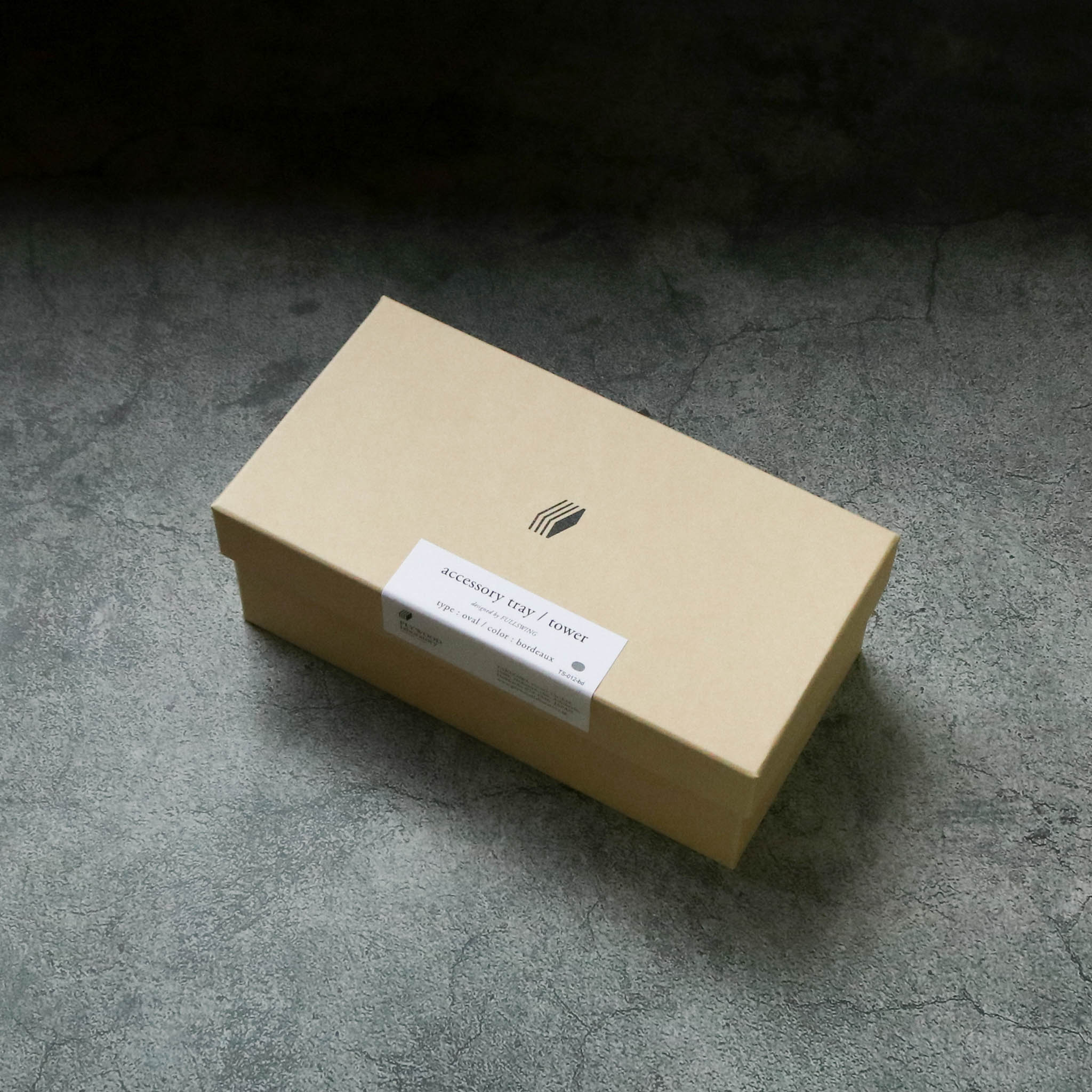 木工品 トレー | tower - oval | bordeaux | PLYWOOD laboratory