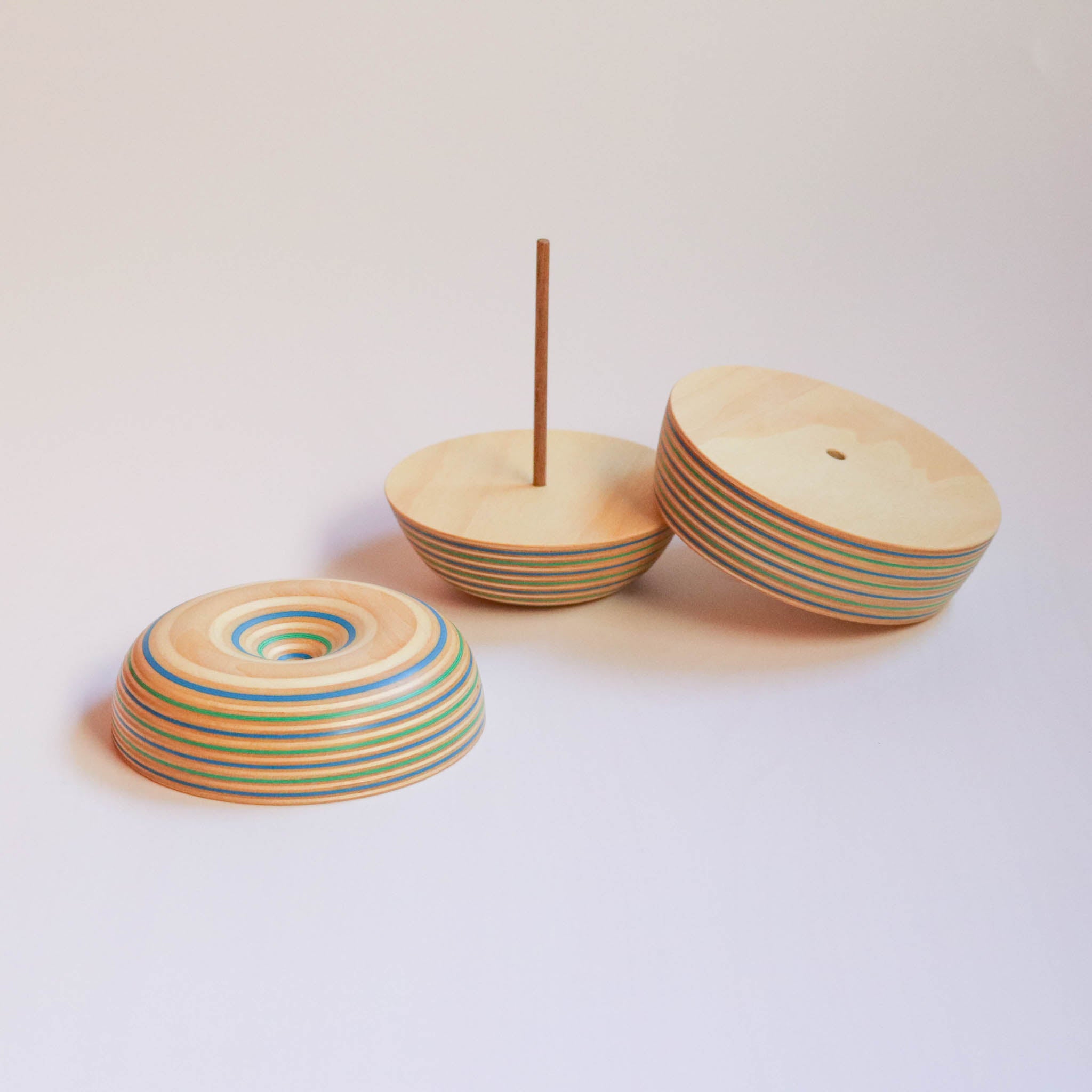 木工品 カードホルダー | ringo 1 | blue-green | PLYWOOD laboratory