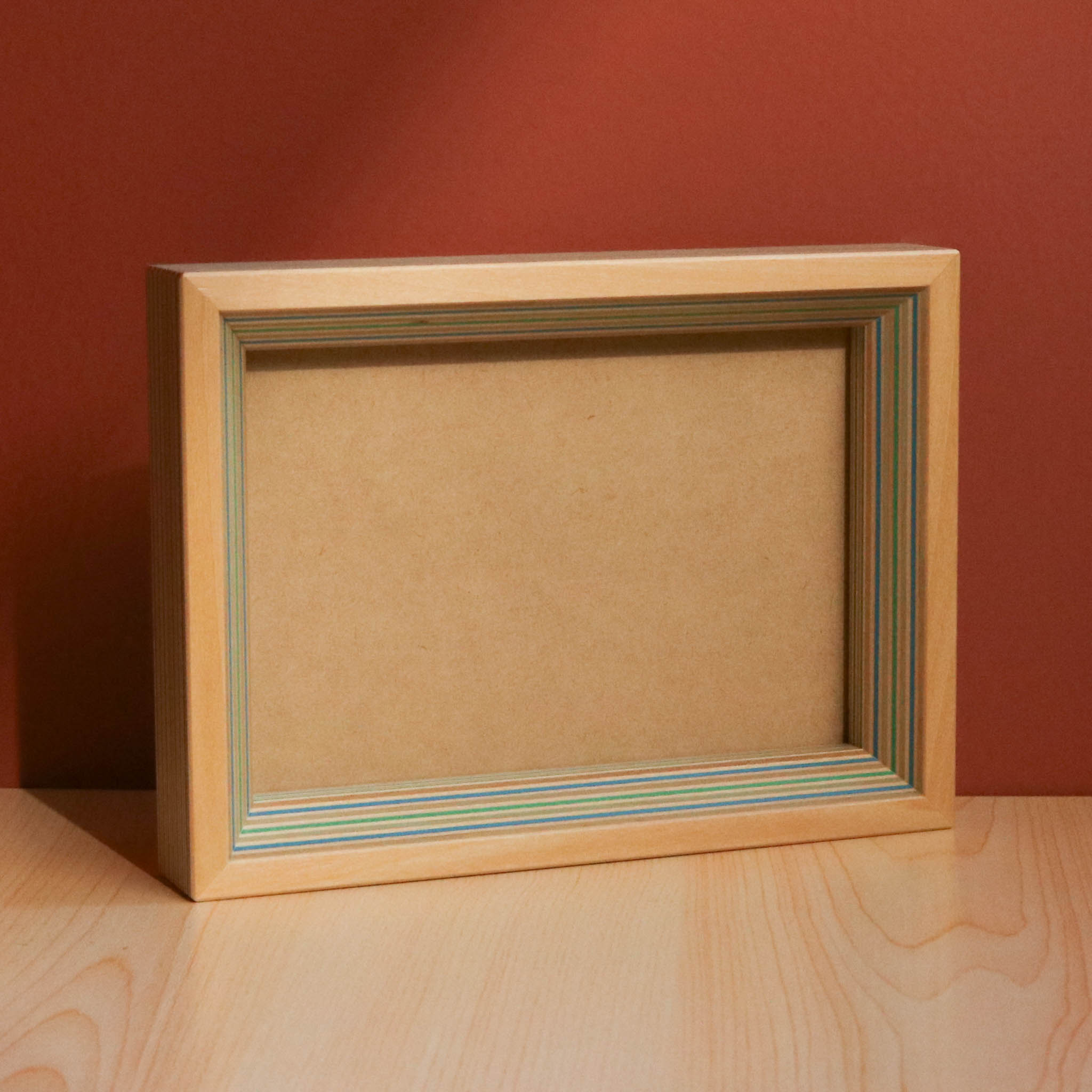 木工品 フォトフレーム | PW frame S1 | blue-green | PLYWOOD laboratory