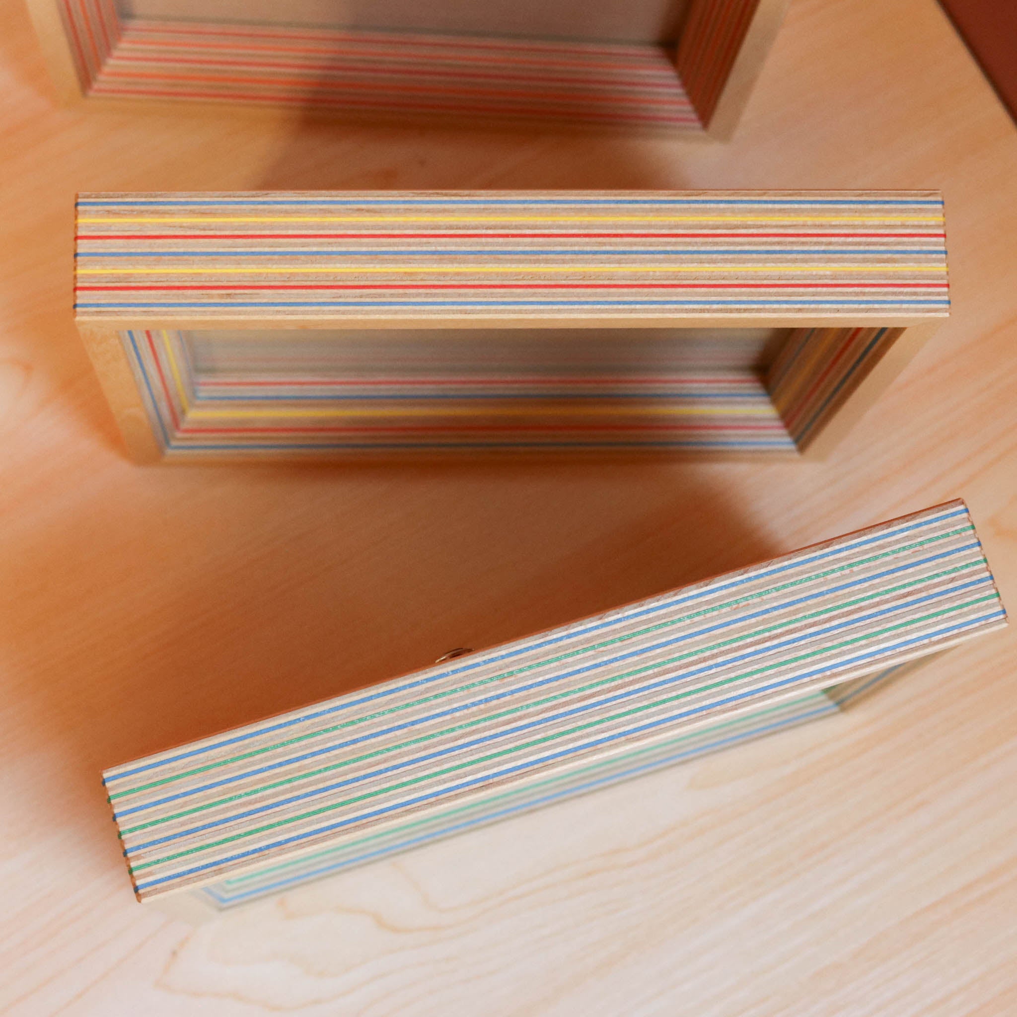 木工品 フォトフレーム | PW frame S1 | blue-green | PLYWOOD laboratory