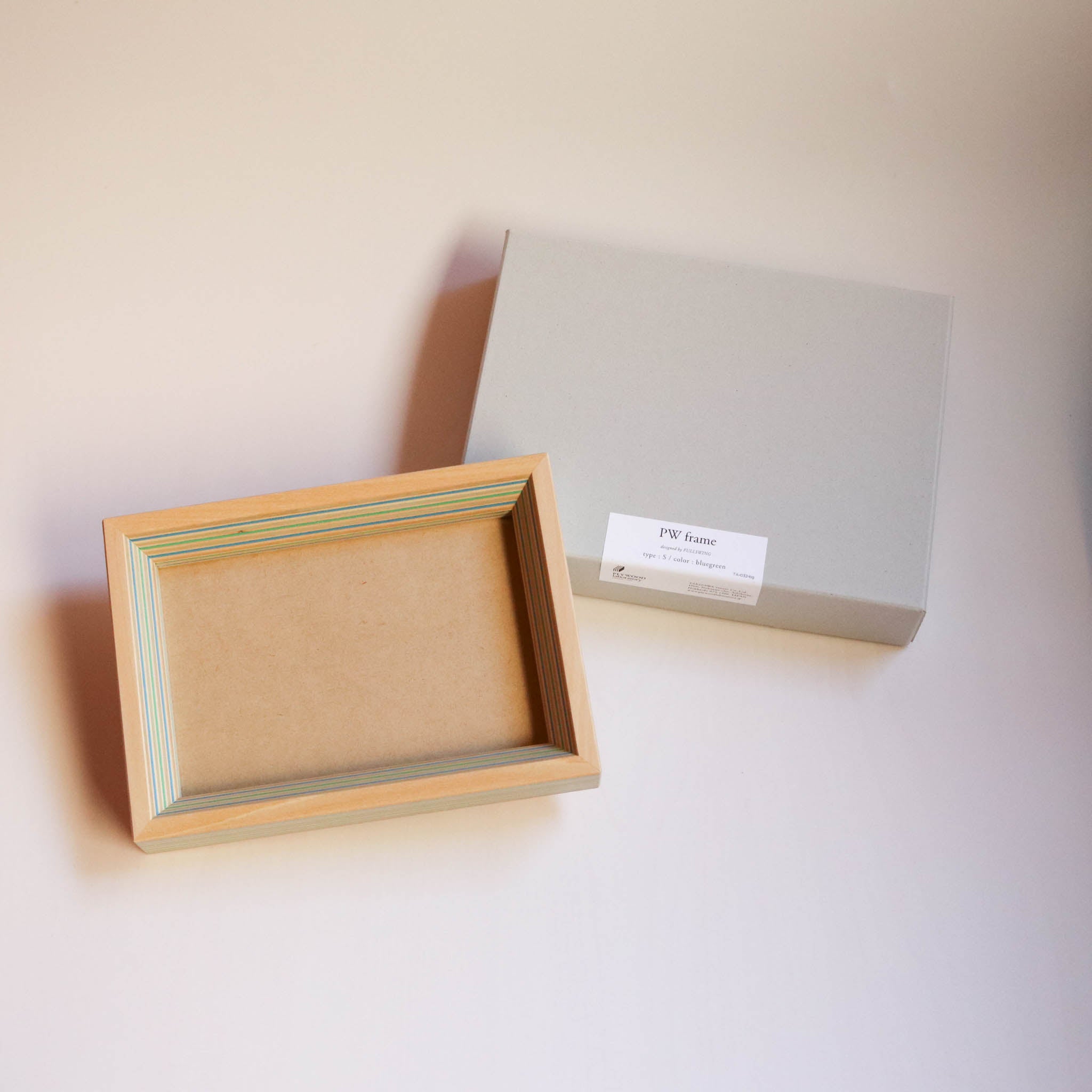 木工品 フォトフレーム | PW frame  S1 | blue-green | PLYWOOD laboratory