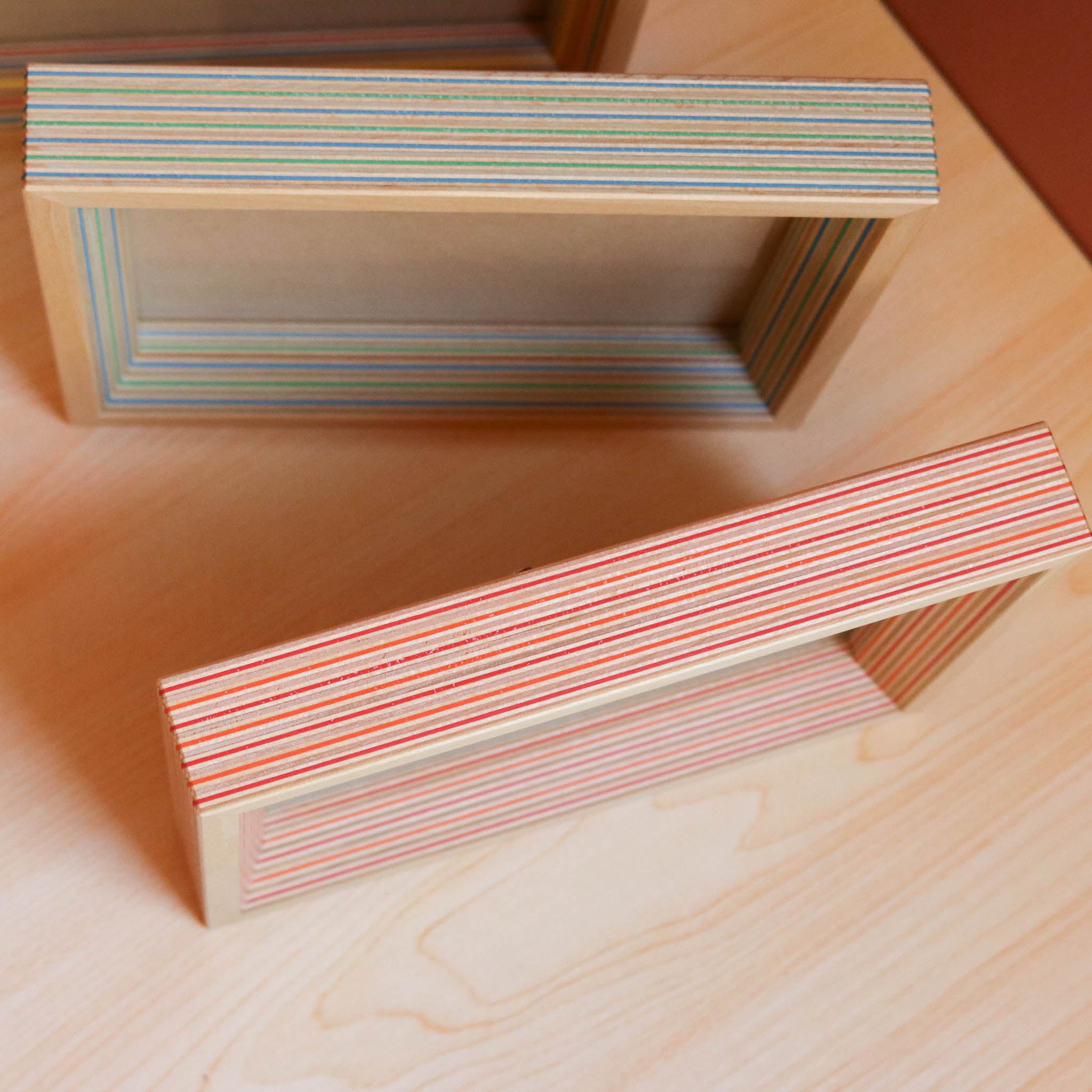 木工品 フォトフレーム | PW frame  S2 | red-orange | PLYWOOD laboratory