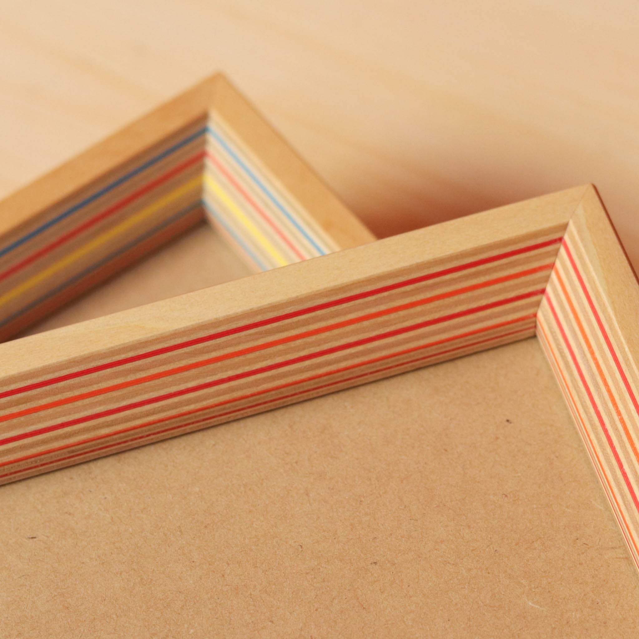 木工品 フォトフレーム | PW frame S2 | red-orange | PLYWOOD laboratory
