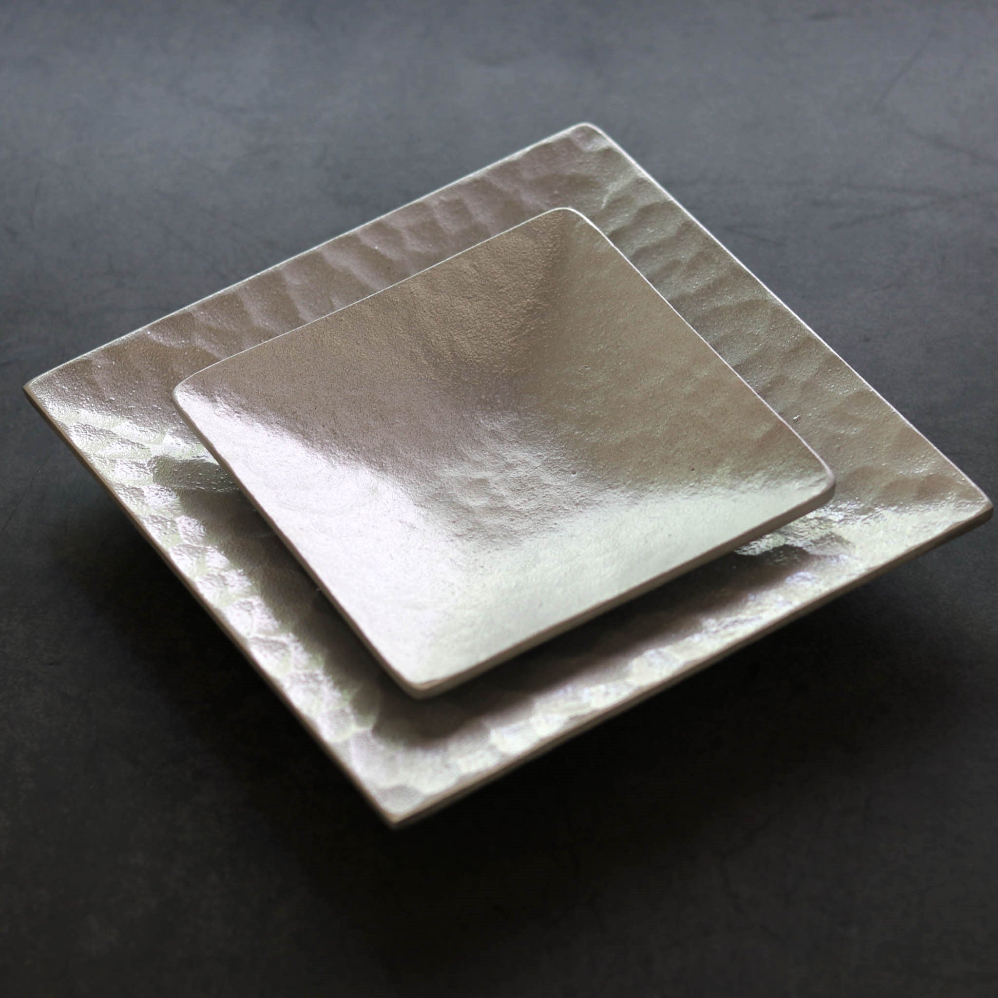 鋳物 剣山・水盤セット | 針のない剣山 Voronoi | Kamahachi plate S・L | 金森合金