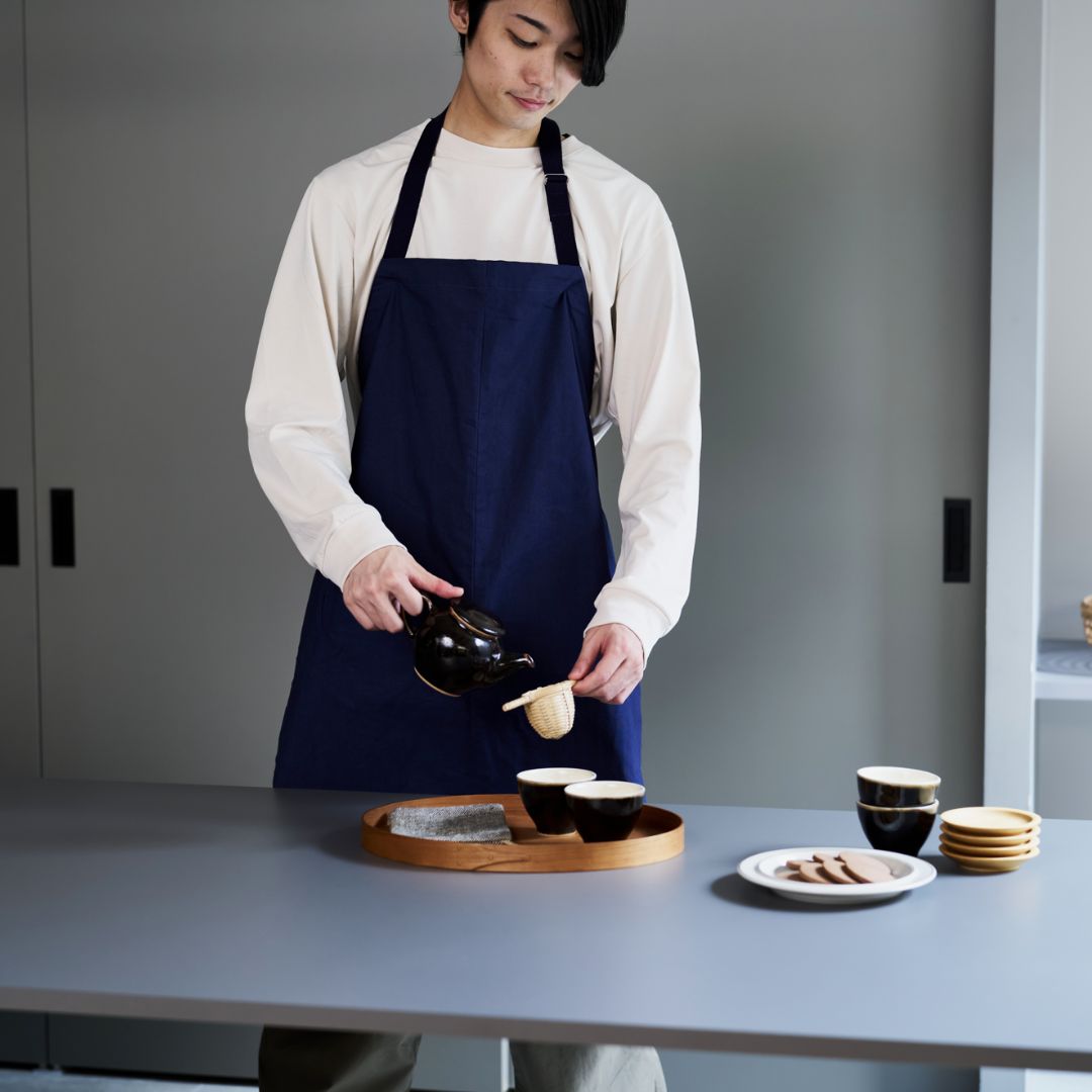 エプロン | MAKU. | 藍 AI | kiten.KYOTO