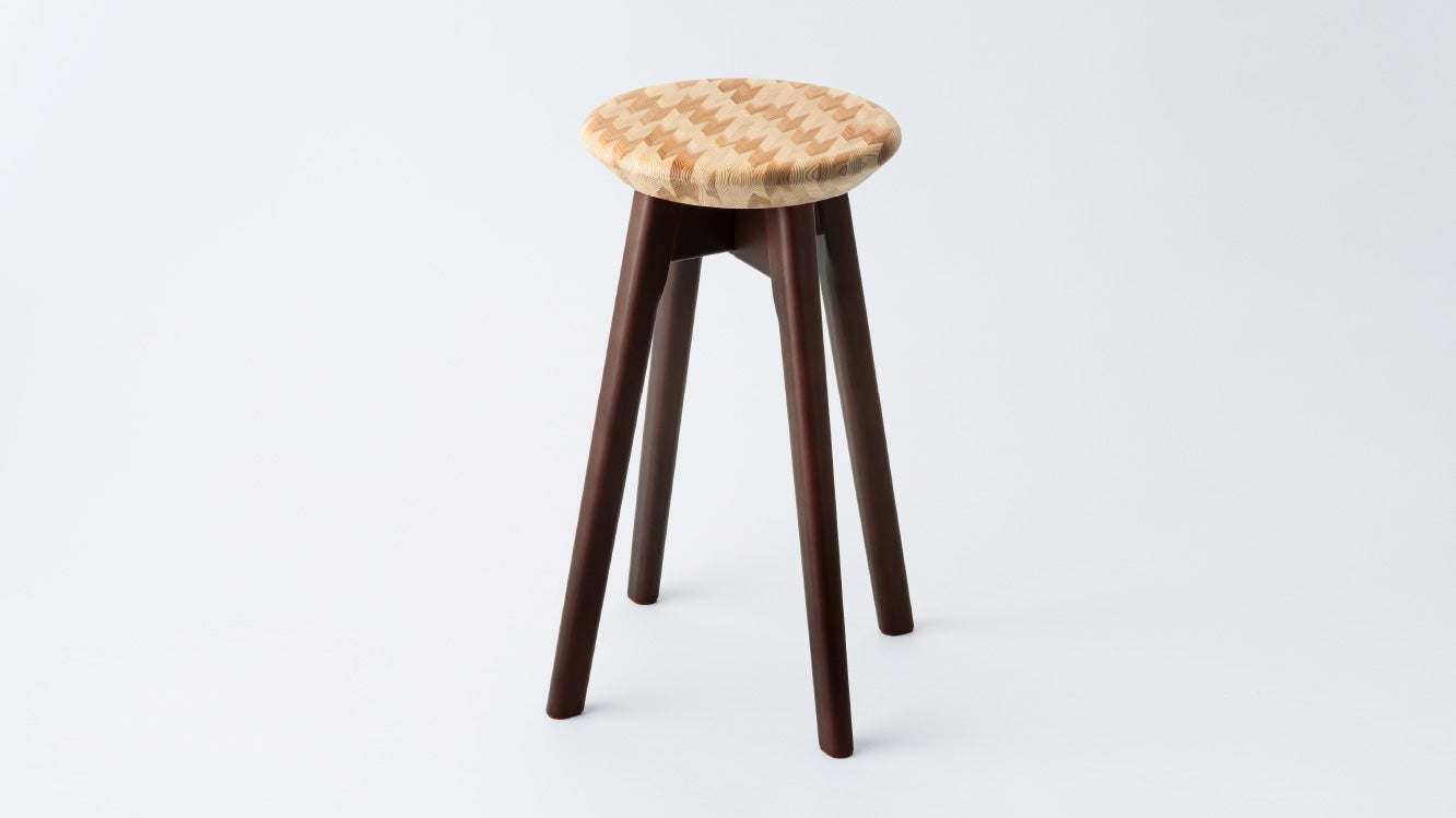 木工製品 インテリア | STOOL＆TRAY TABLE | 矢絣 | ミマツ工芸