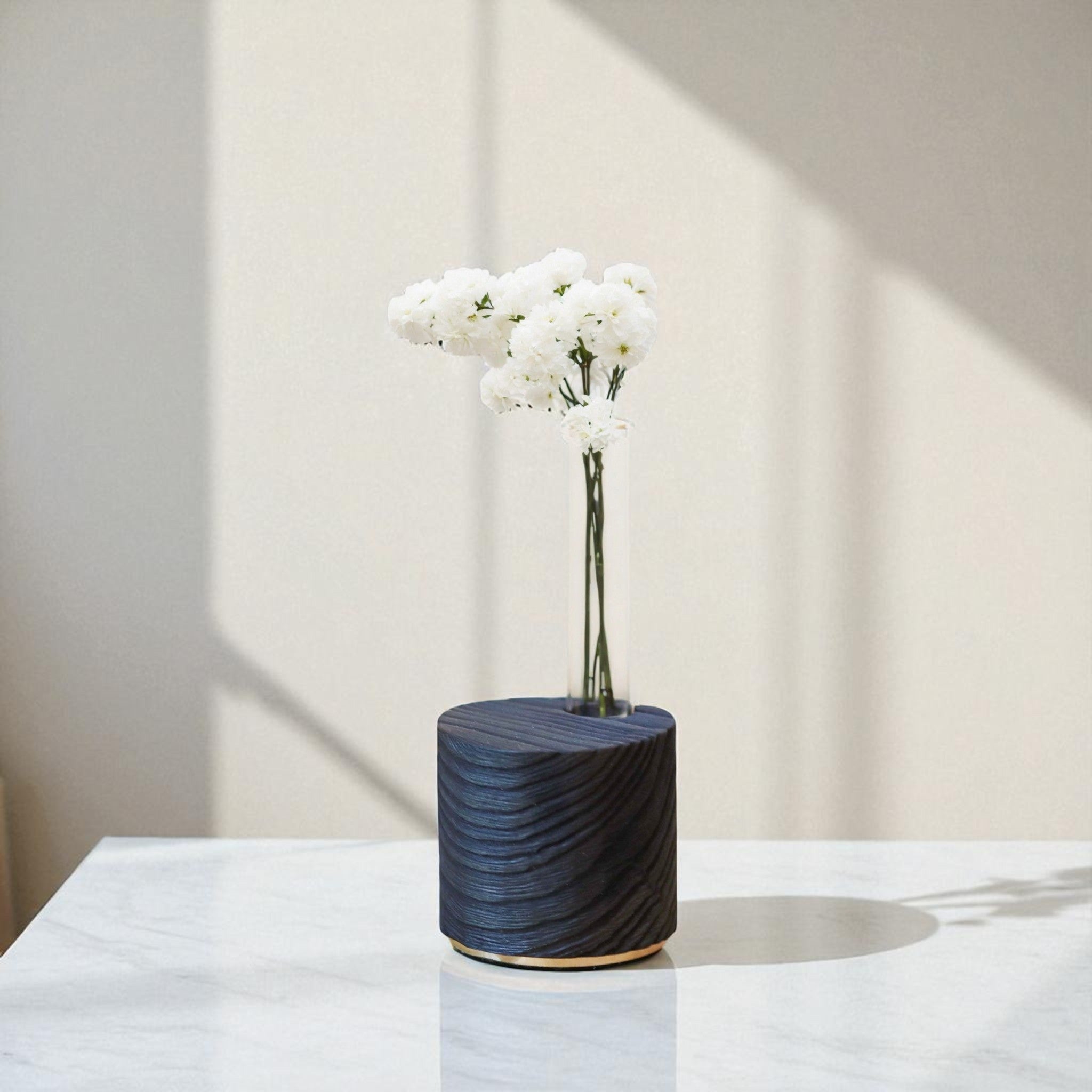 木工製品 花器 | 凛 | 藍 S | ミマツ工芸