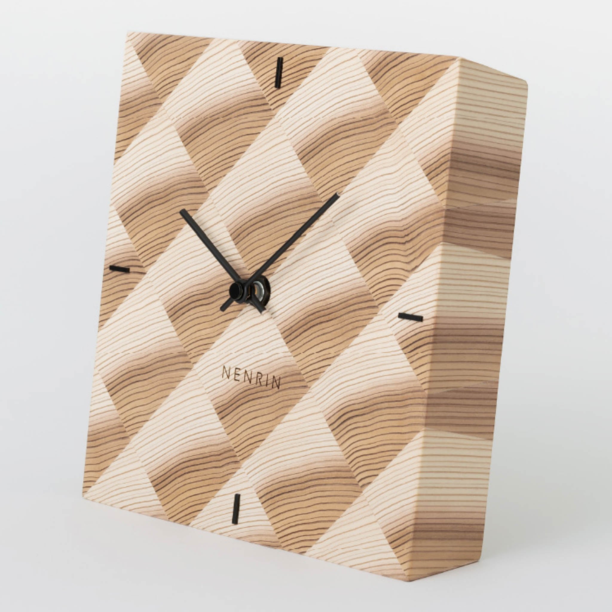 木工製品 時計 | NENRIN CLOCK 175 | 波紋 | ミマツ工芸