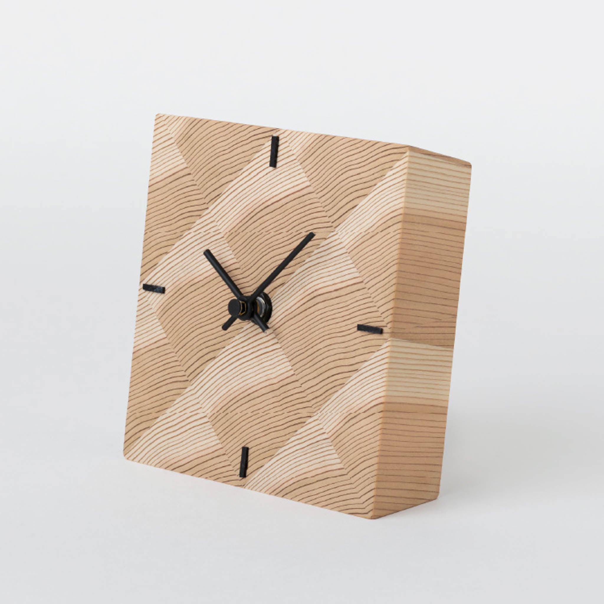 木工製品 置き時計 | ko NENRIN | 波紋 | ミマツ工芸