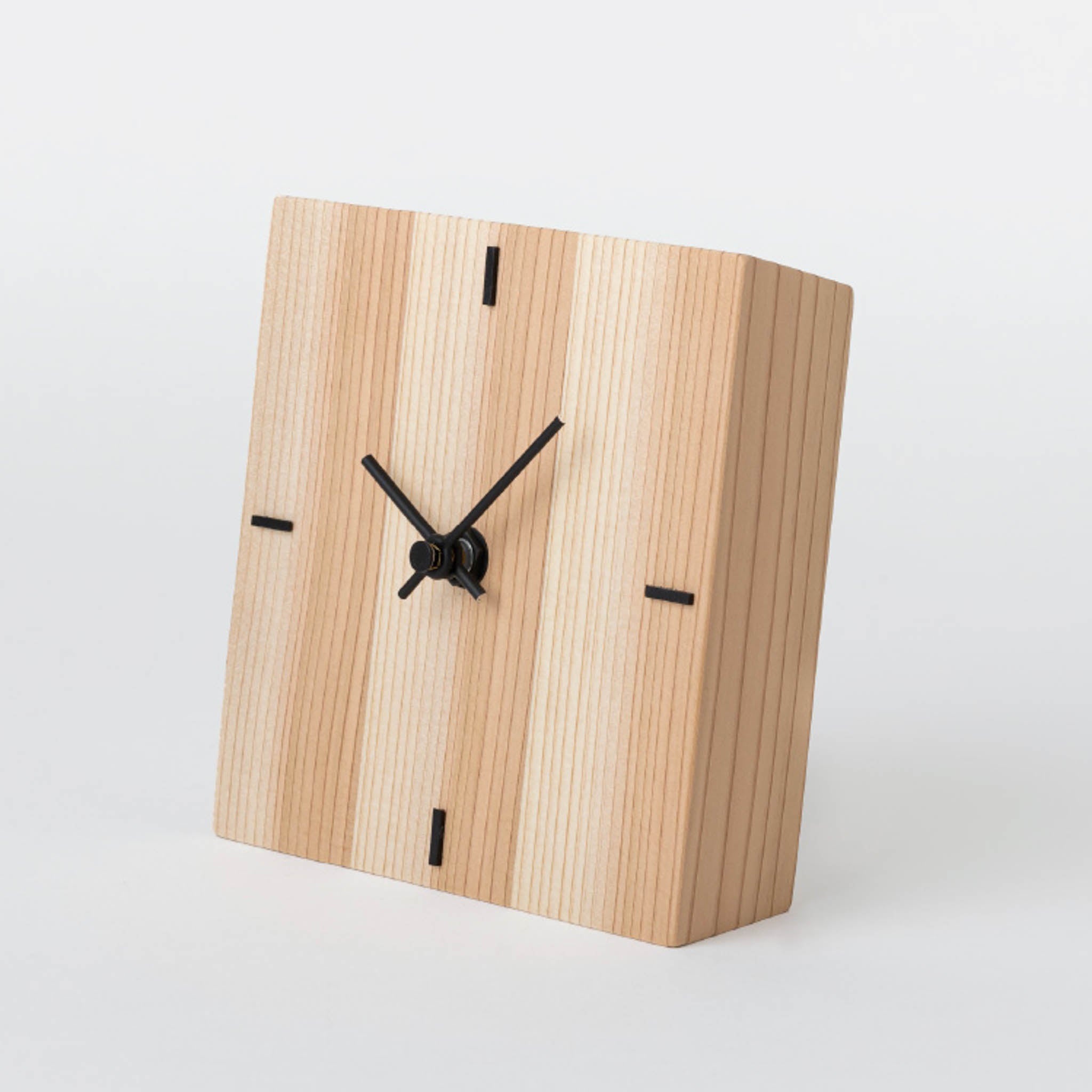 木工製品 置き時計 | ko NENRIN | 縞 | ミマツ工芸