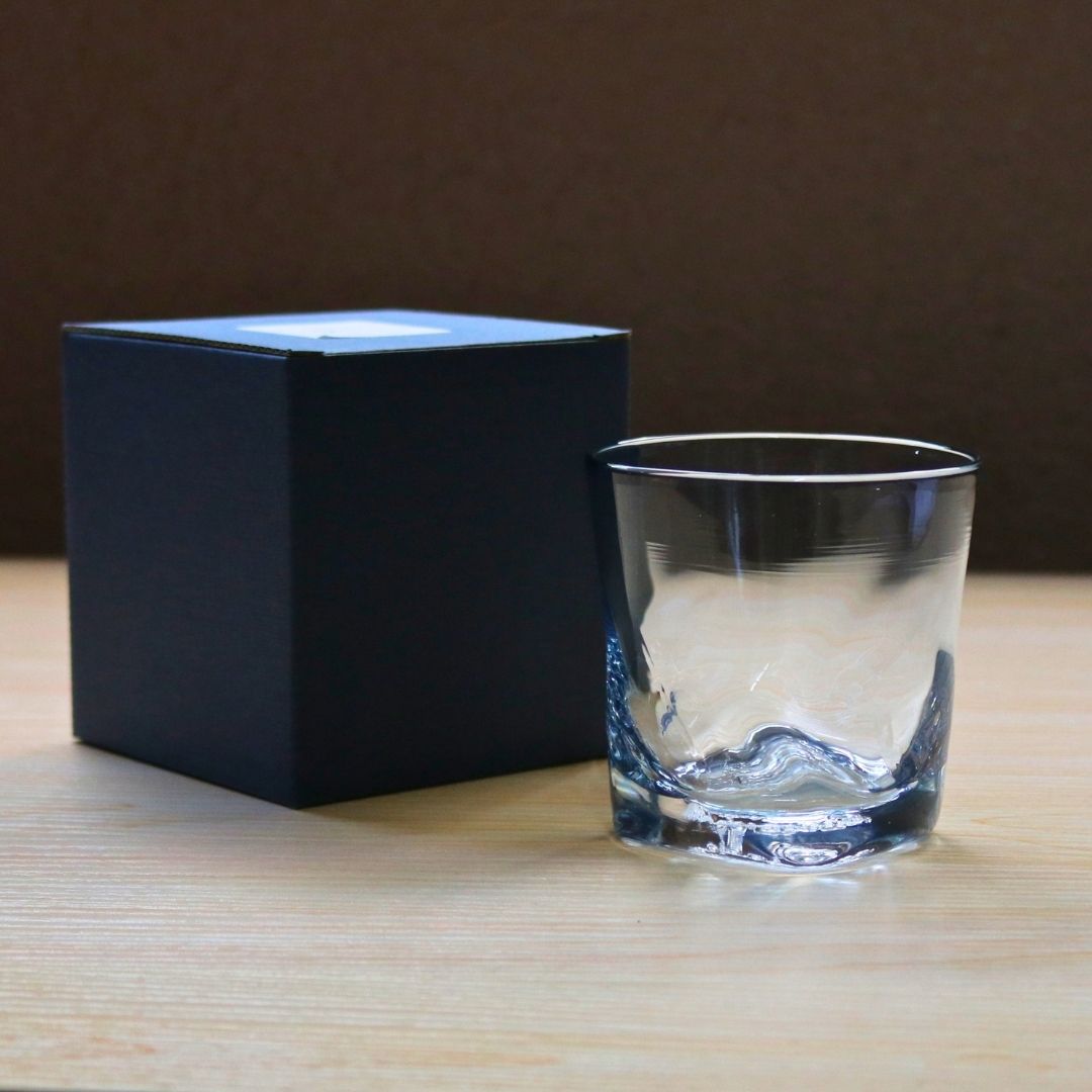 ロックグラス | 能登藍 のとブルー | 緩 KAN | 能登島ガラス工房