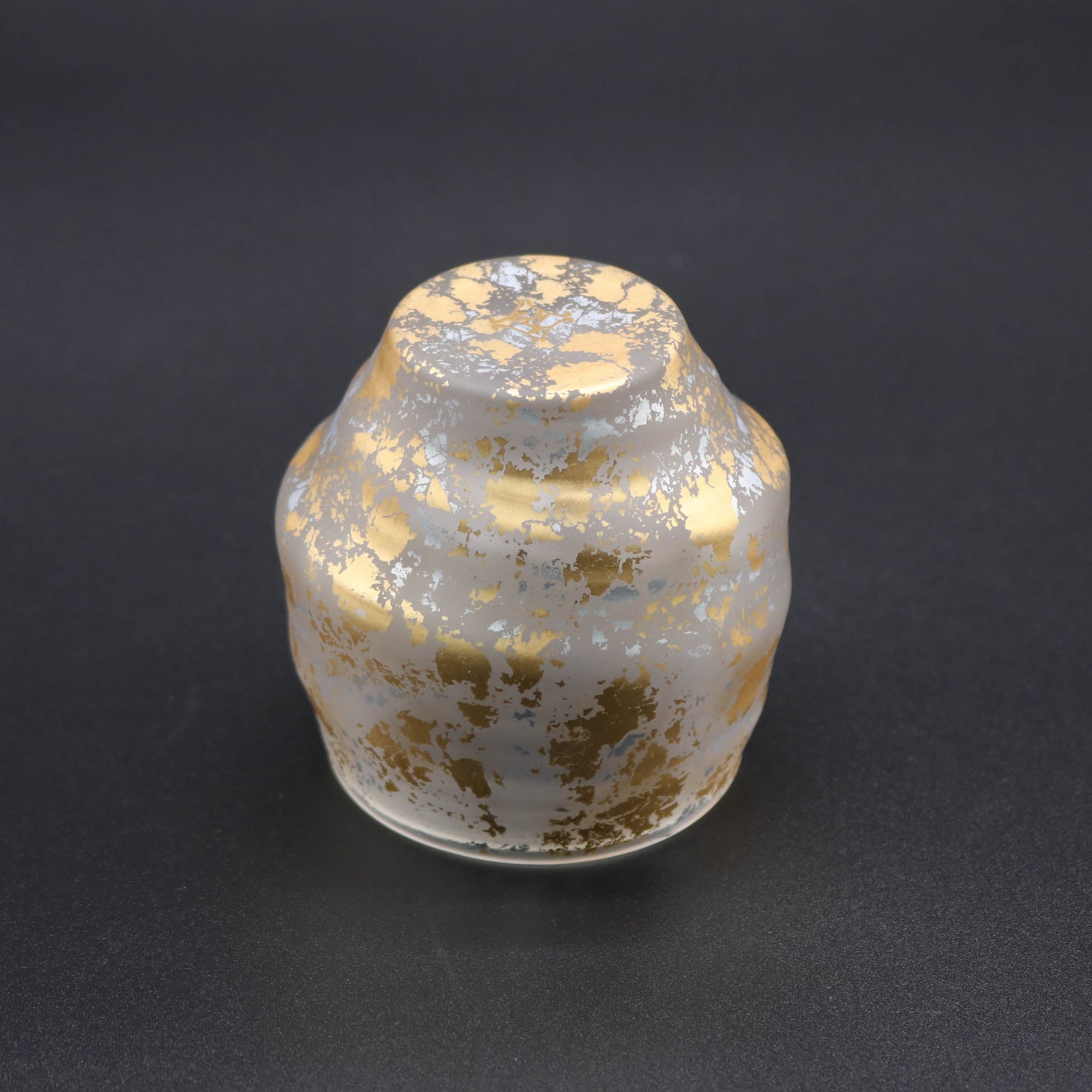 山中塗 天然木 うるし塗装 スリ内 金箔 ぐい呑み 山中塗 天然木 うるし