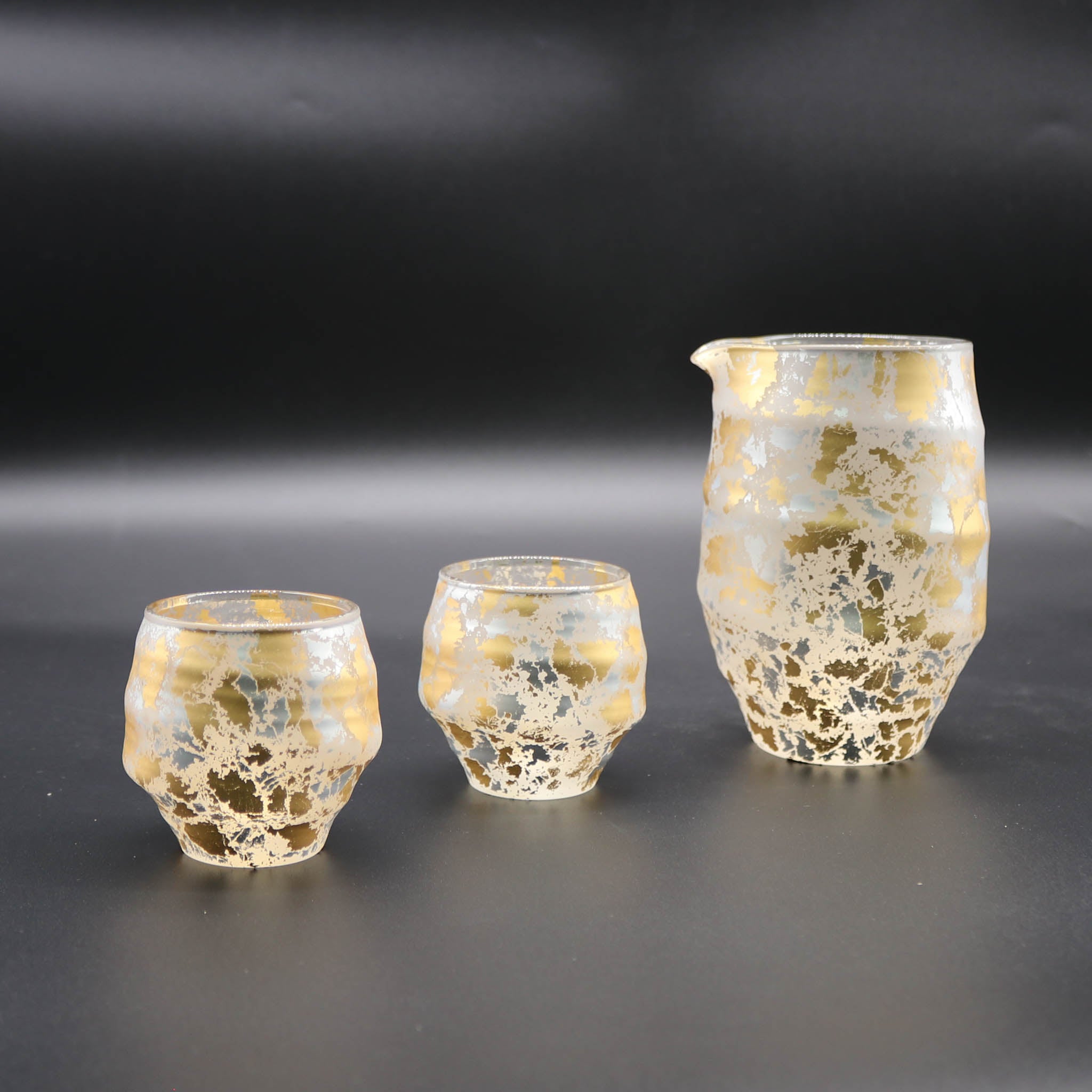 山中塗 酒器 | 喜箔グラス | 酒器セット | ウチキ