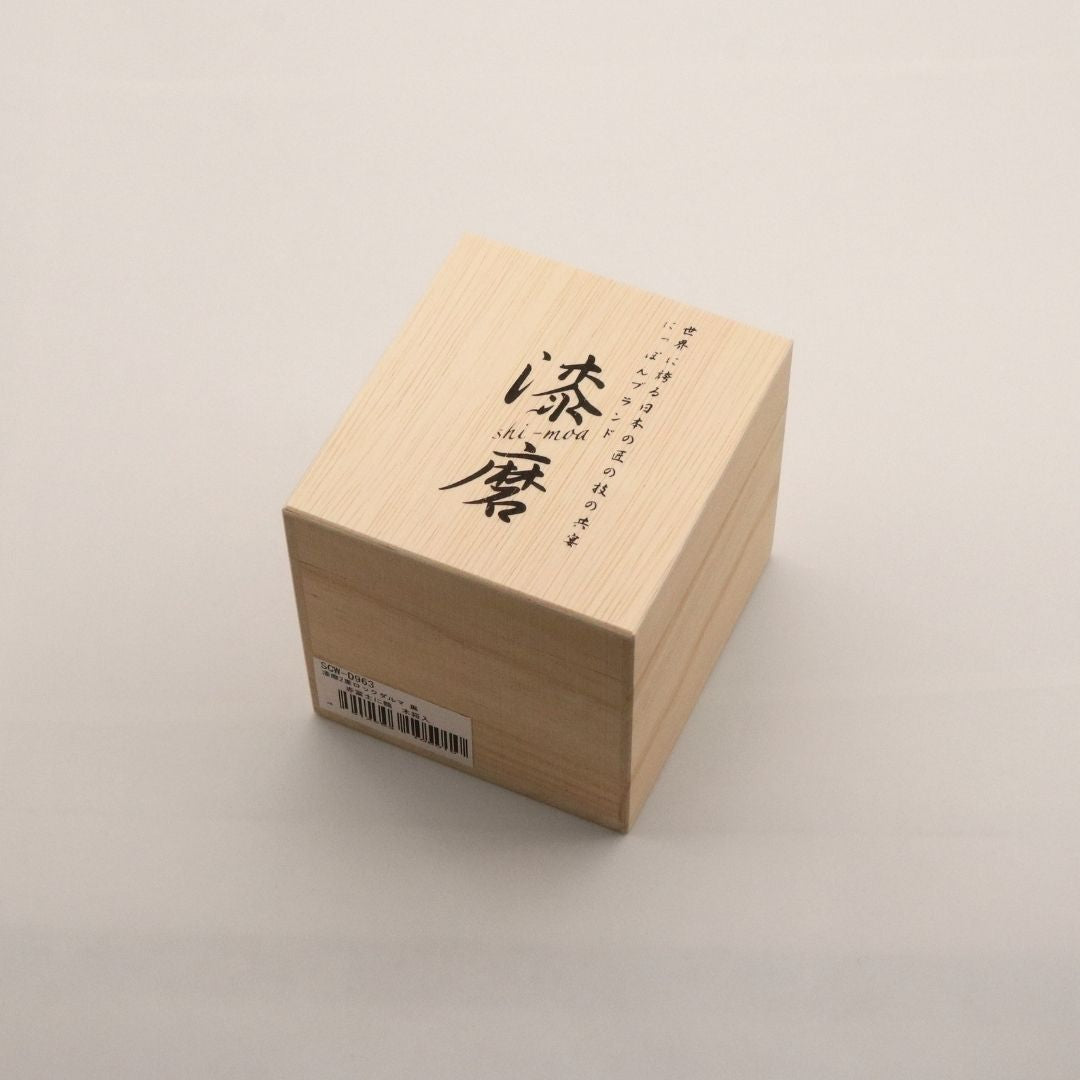 山中塗 カップ | 漆磨 | 赤富士に鶴 2重ぐい呑 | ウチキ