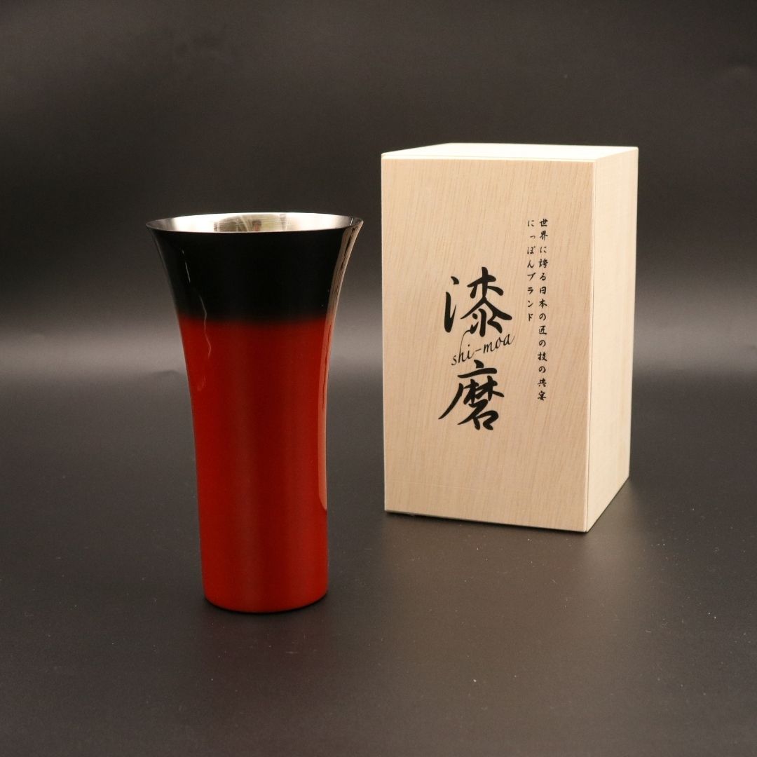 山中塗 カップ | 漆磨 | 赤彩 シングルカップL | ウチキ