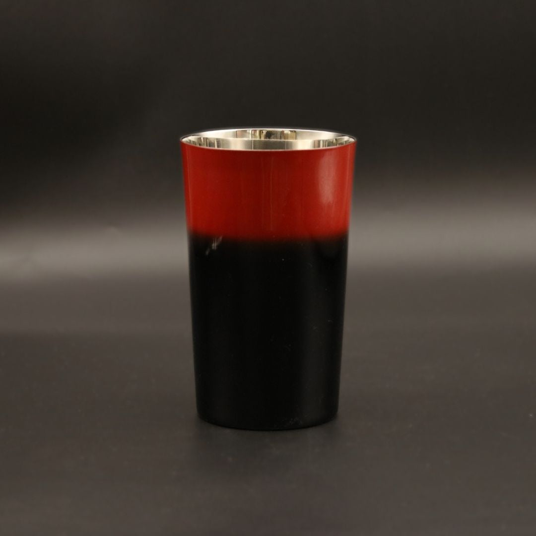 山中塗 カップ | 漆磨 | 黒彩 2重ハイボールカップ | ウチキ