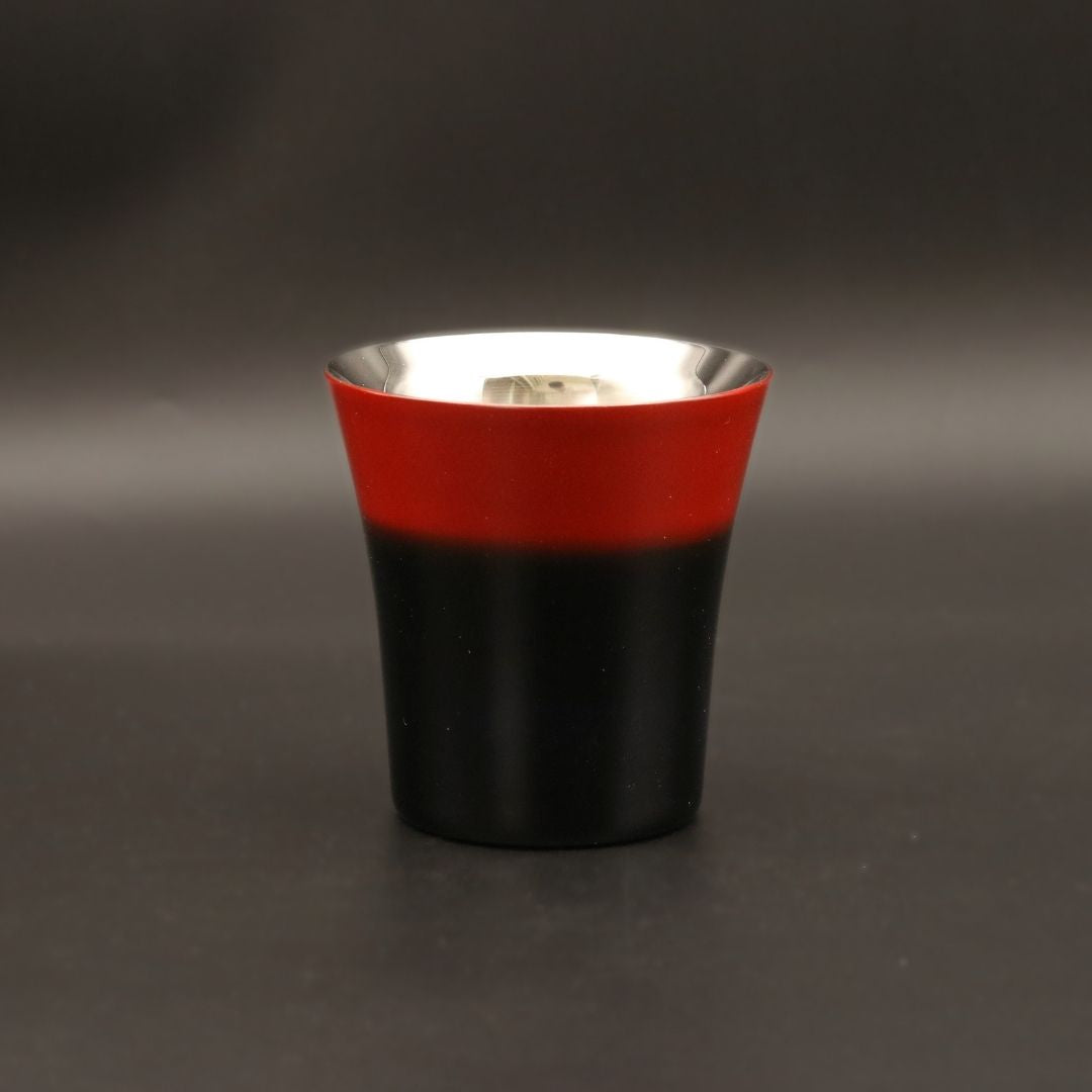 山中塗 カップ | 漆磨 | 黒彩 2重バーボンカップ | ウチキ