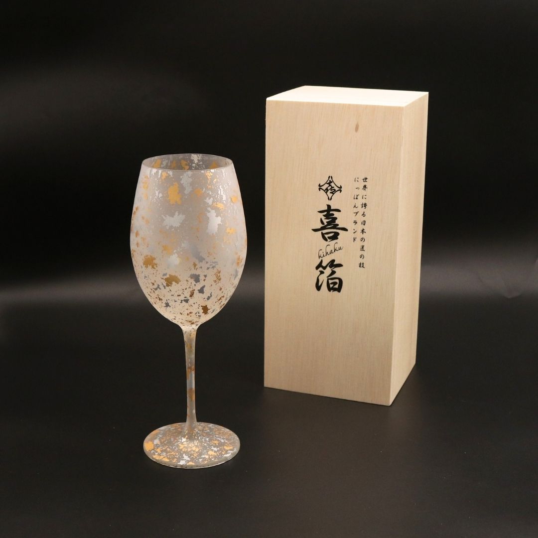 山中塗 カップ | 喜箔 | アルバス 白ワイングラス | ウチキ