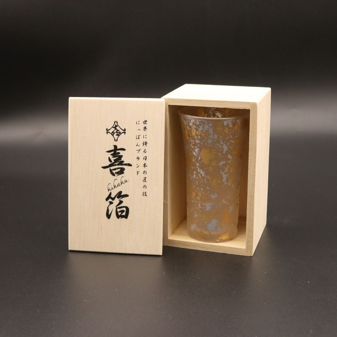 山中塗 カップ | 喜箔 | 羽反型一口ビール | ウチキ
