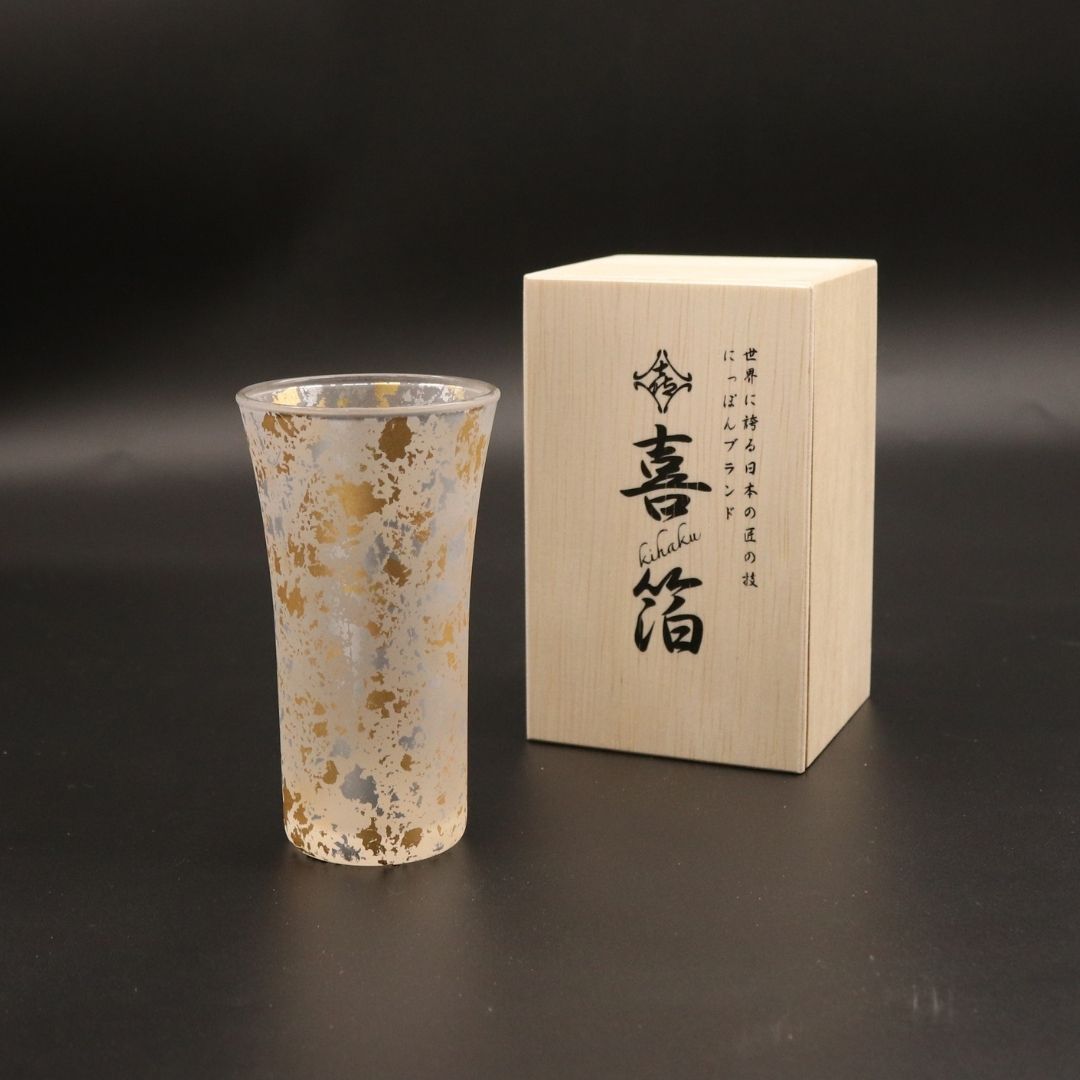山中塗 カップ | 喜箔 | 羽反型一口ビール | ウチキ