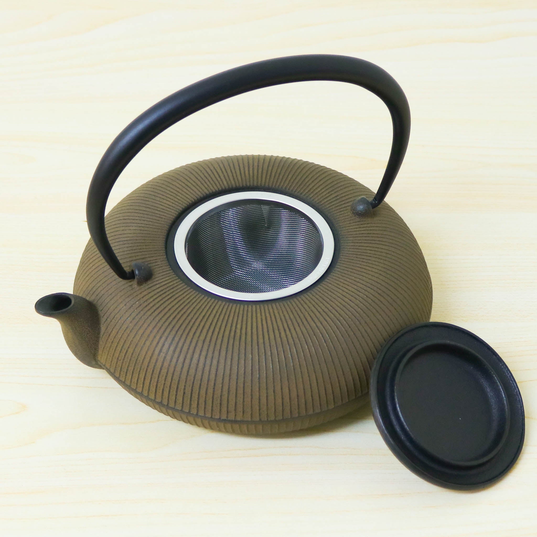 南部鉄器 鉄瓶 急須 | 立目 0.8L | ひさご色 | 及富