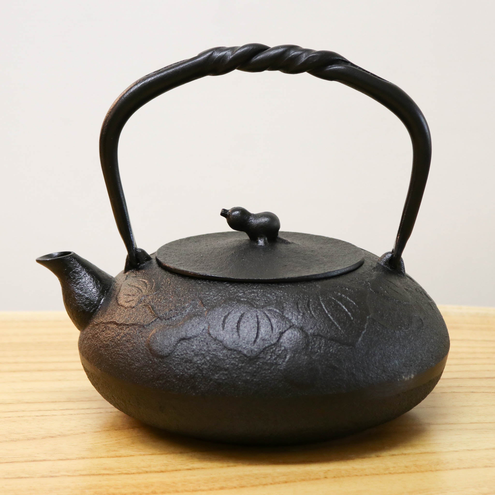 南部鉄器 鉄瓶 | 瓢 ひさご 1.2L | 黒 | 及富